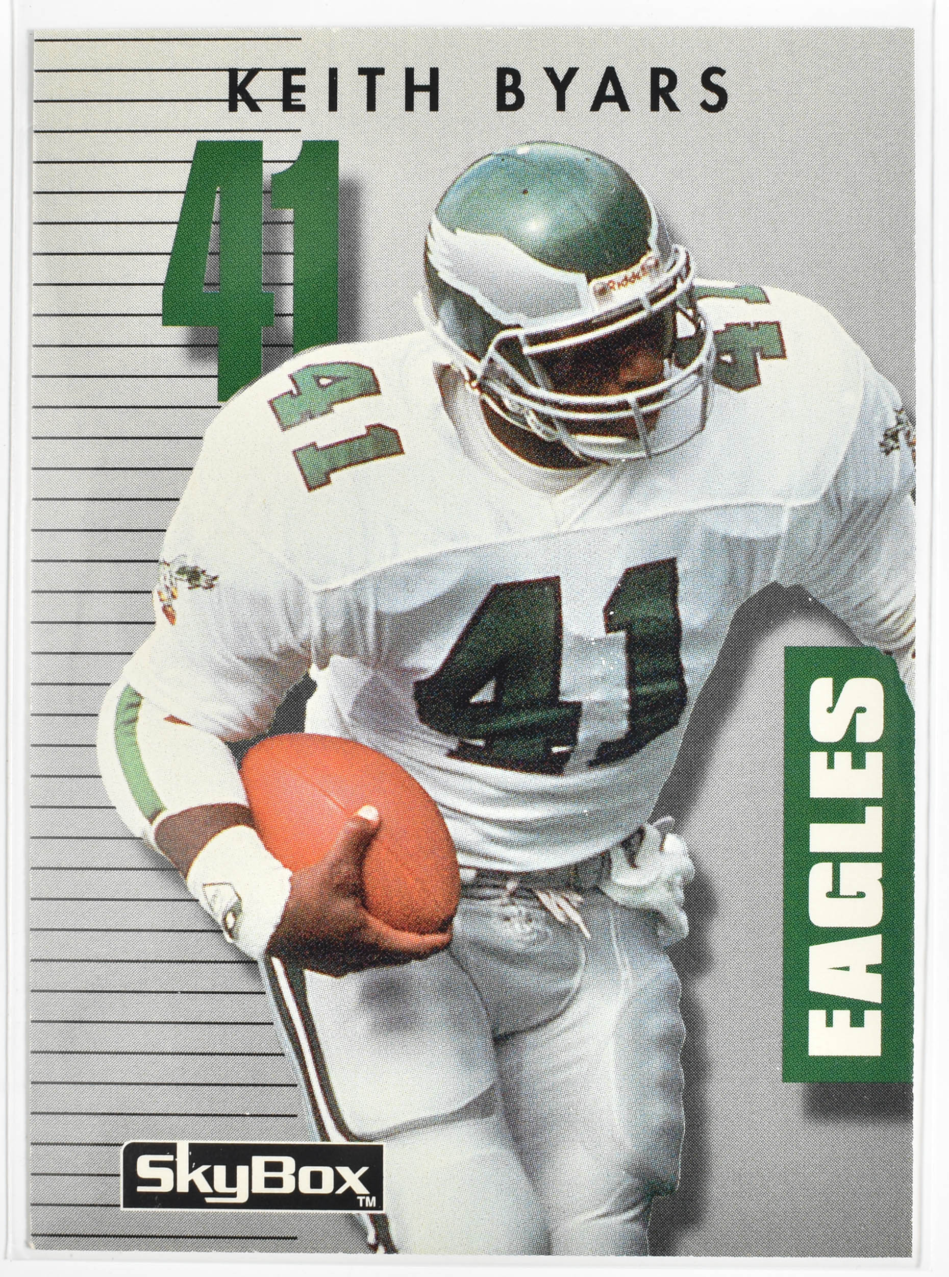 Keith Byars 206 Prime Time Skybox 1992 Eagles Football