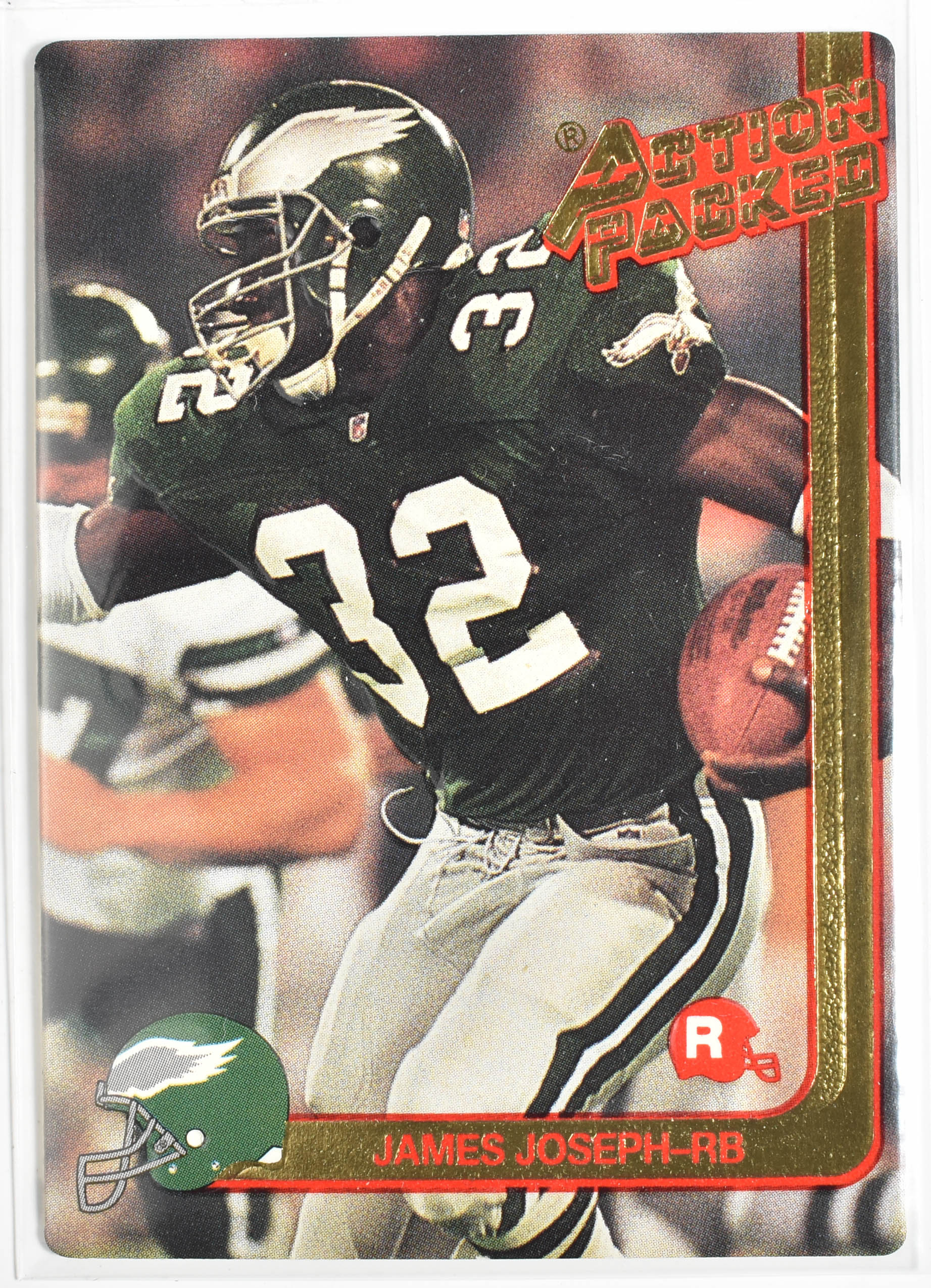 James Joseph 61 Action Packed 1991 Eagles Football Card