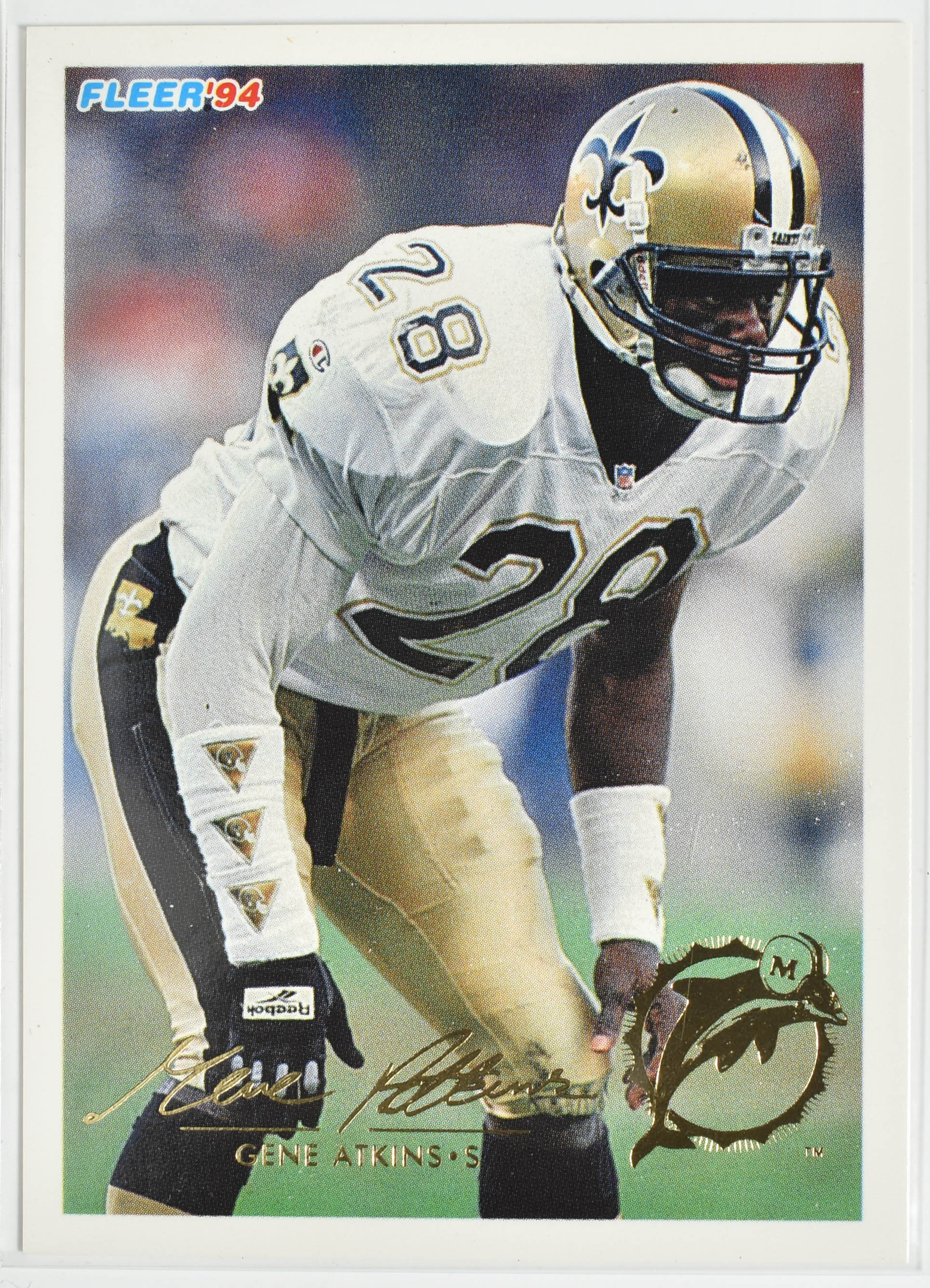 Gene Atkins 268  Fleer 1994 New Orleans Saints