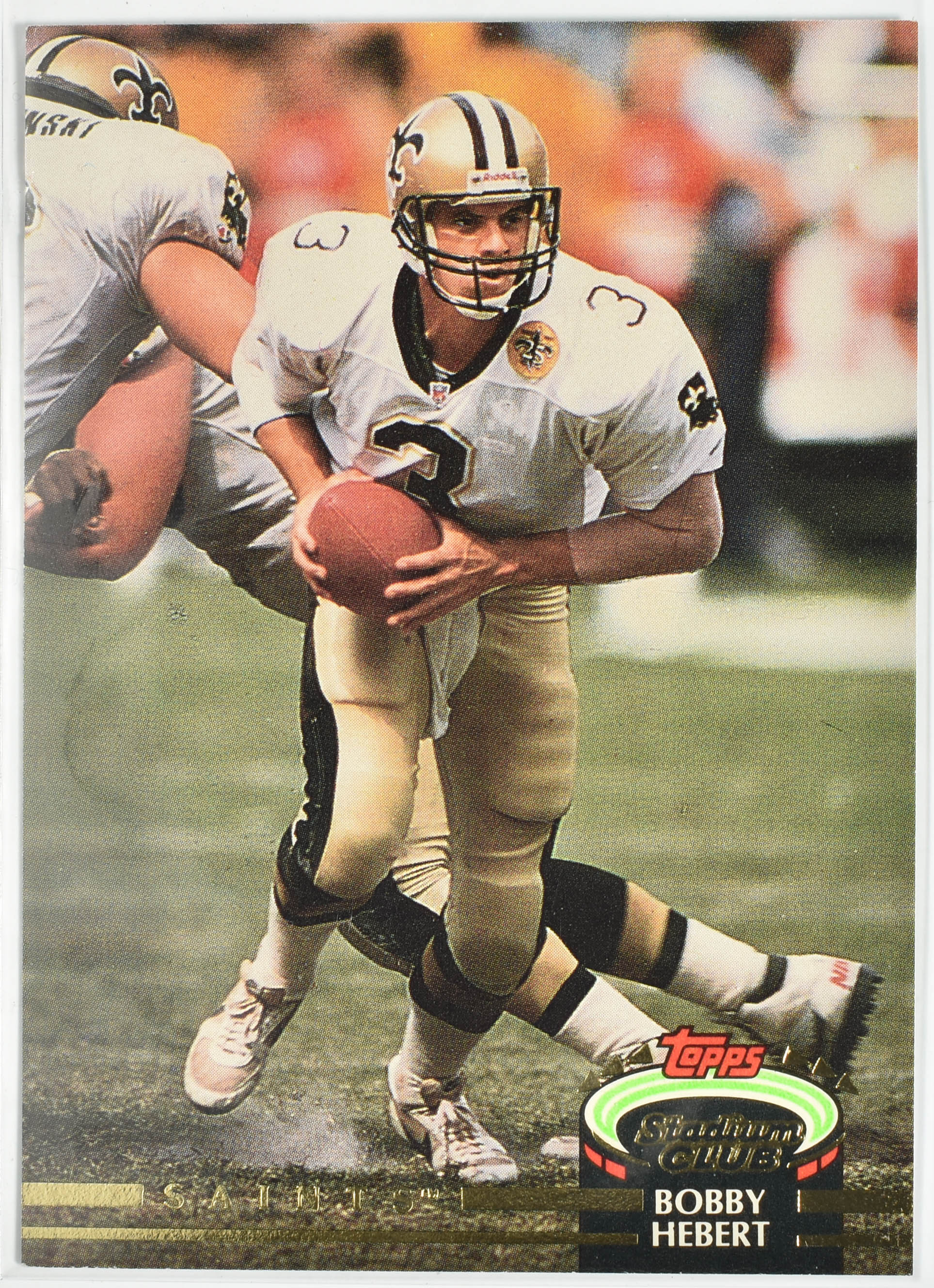 Bobby Herbert 199 Topps Stadium Club 1992 New Orleans Saints