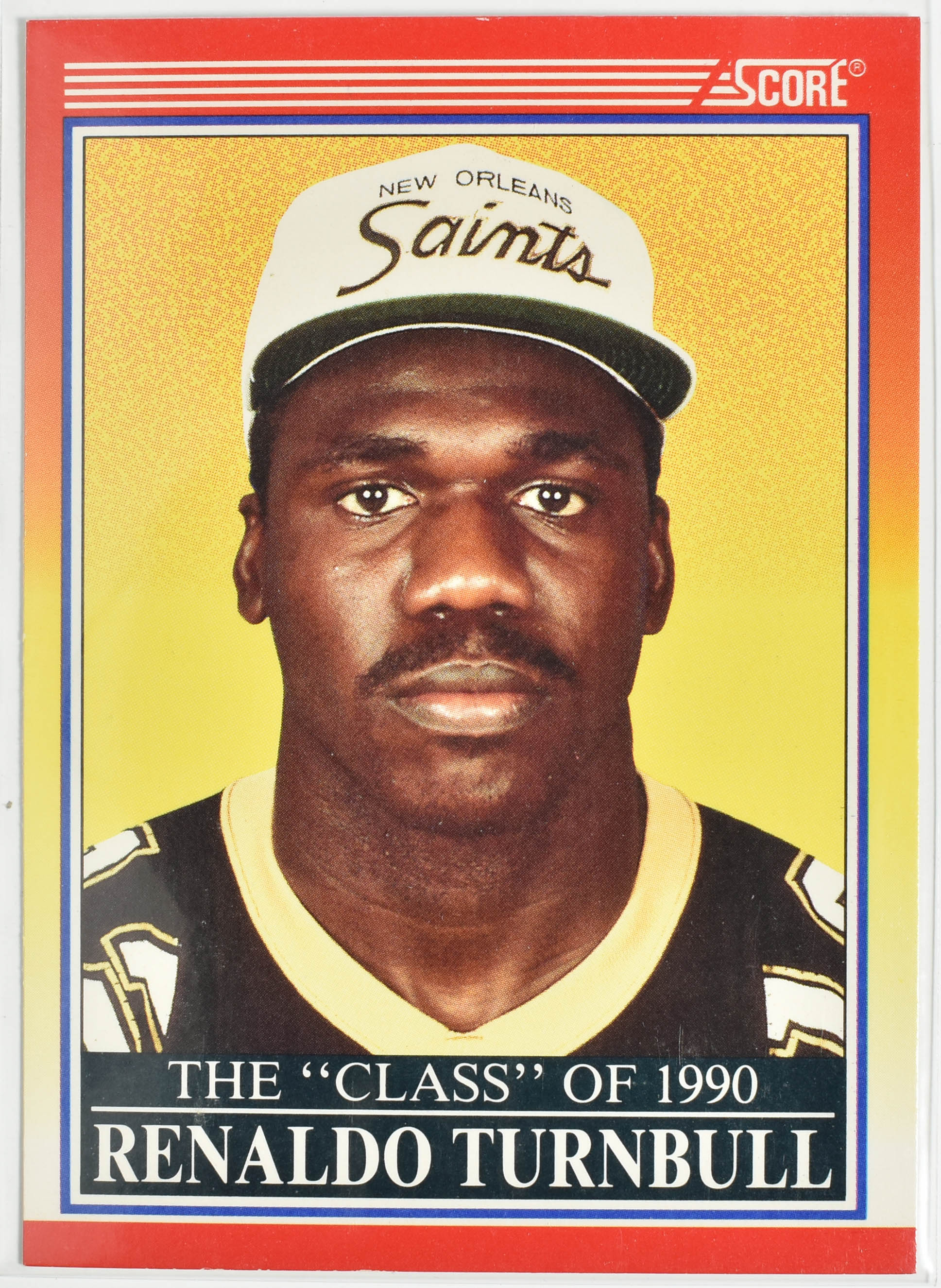 Renaldo Turnbull 615 Rookie Score Class of 1990 New Orleans Saints