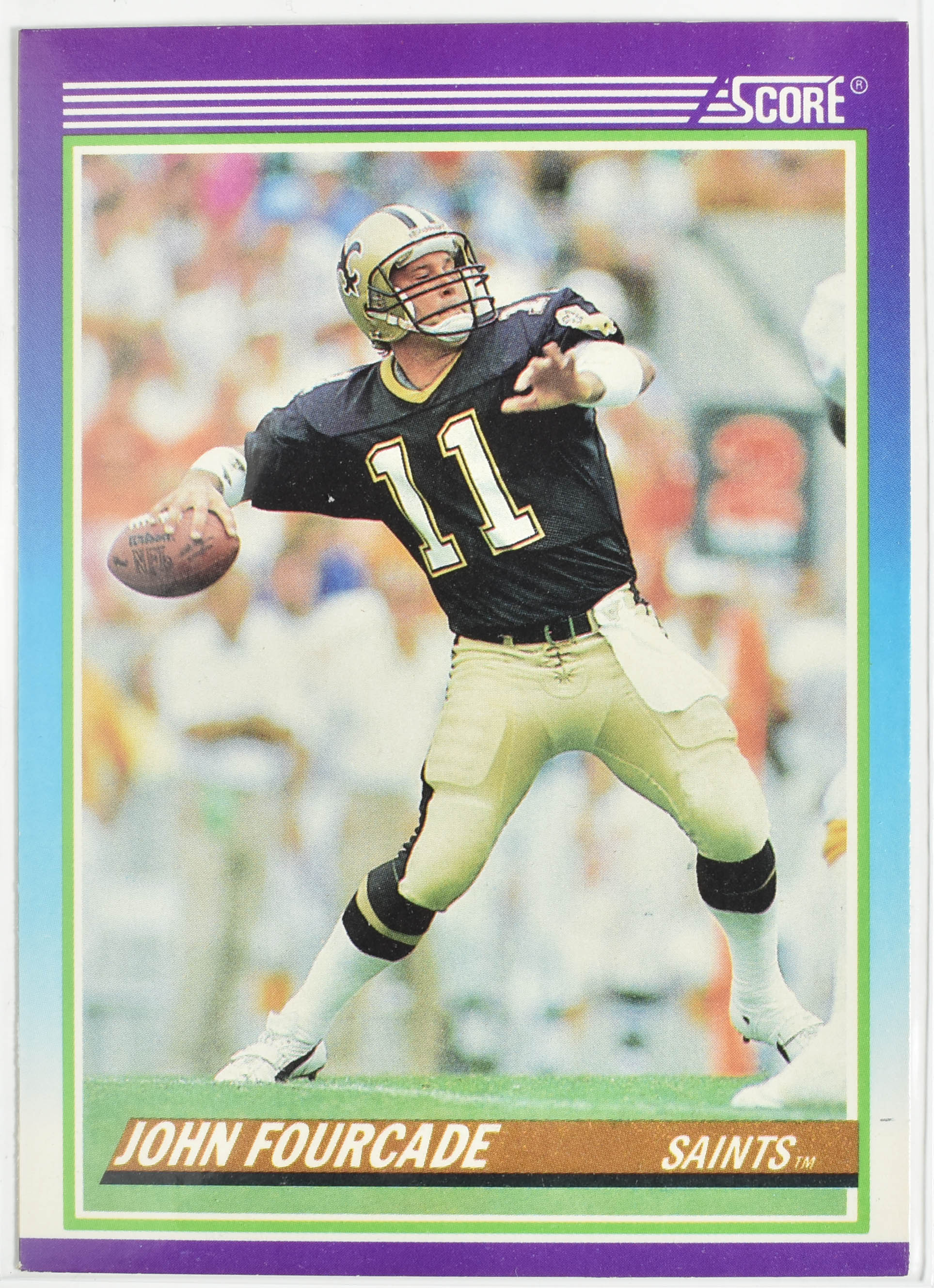 John fourcade 486 Score New Orleans Saints
