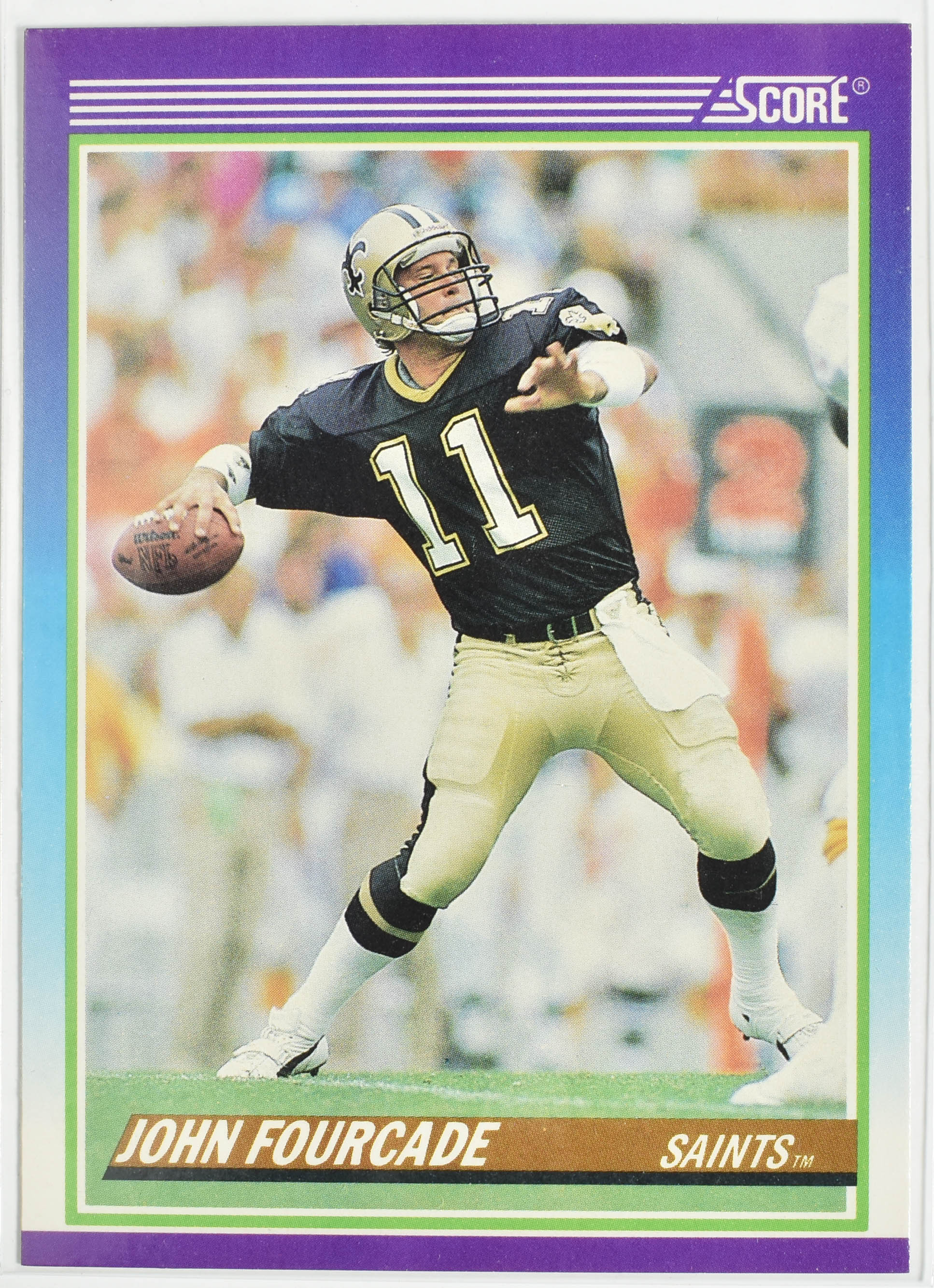 John fourcade 486 Score 1990 New Orleans Saints