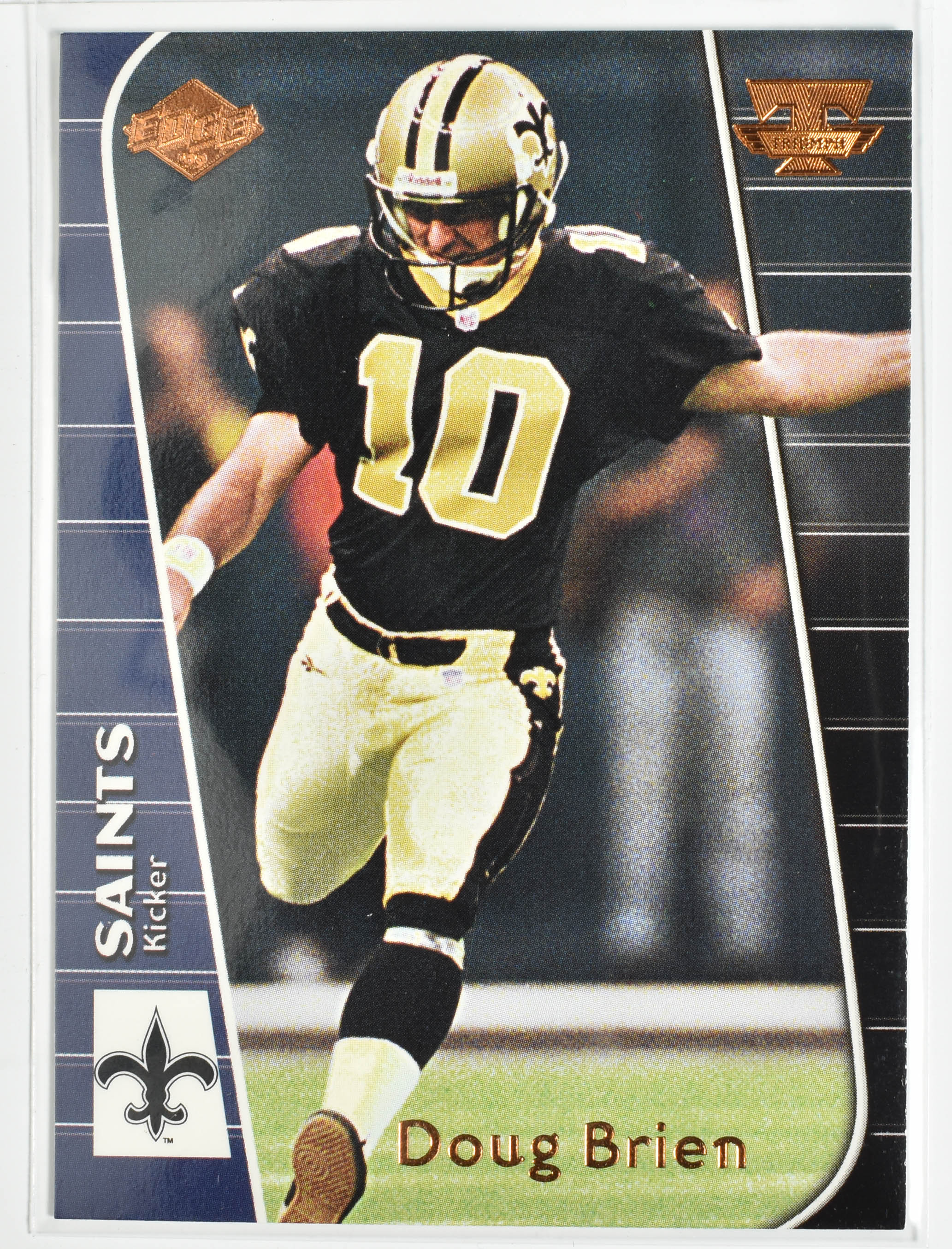 Doug Brien T63 Collectors Edge 1999 Triumph New Orleans Saints