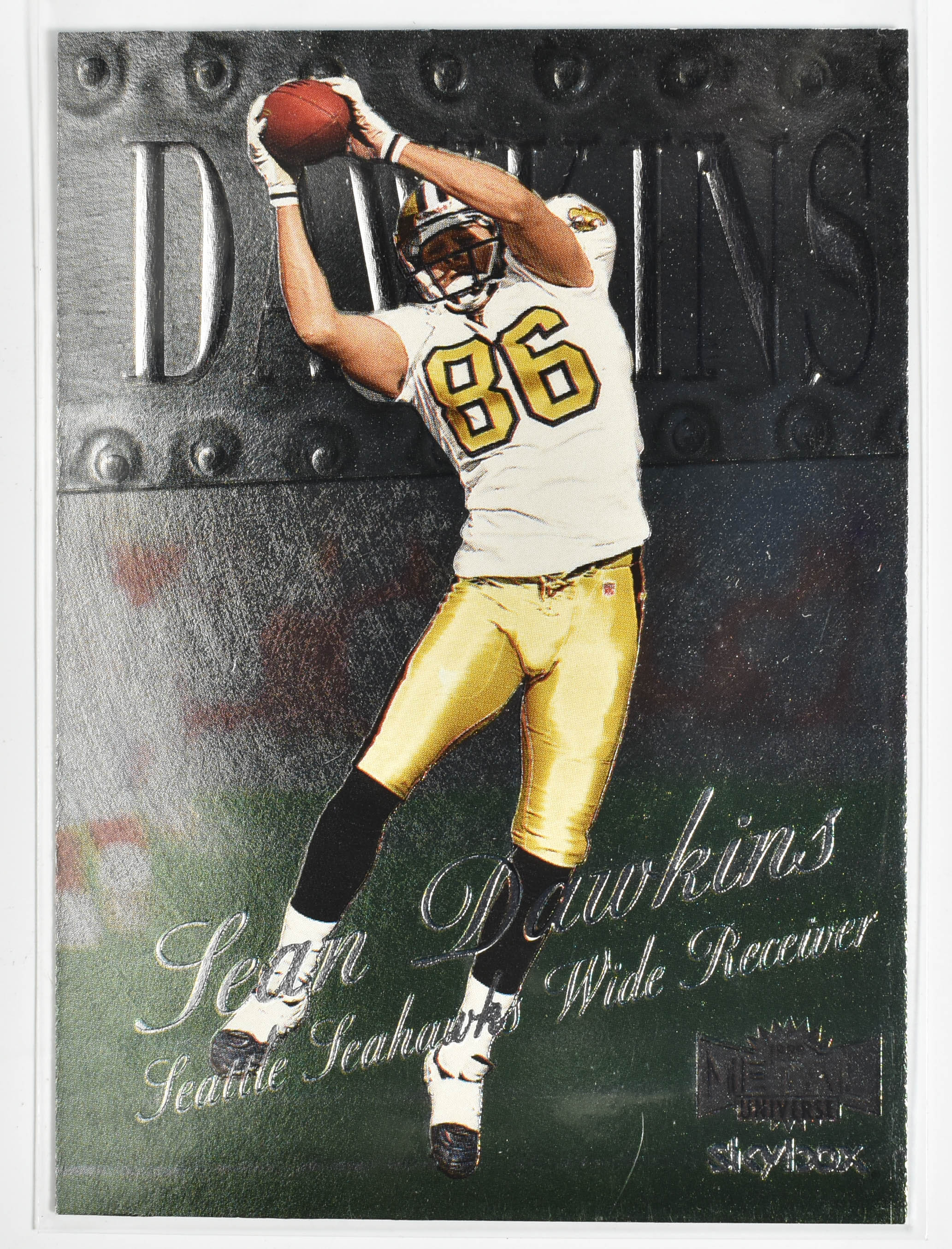 Sean Dawkins 42 Skybox 1999 Metal Universe New Orleans Saints