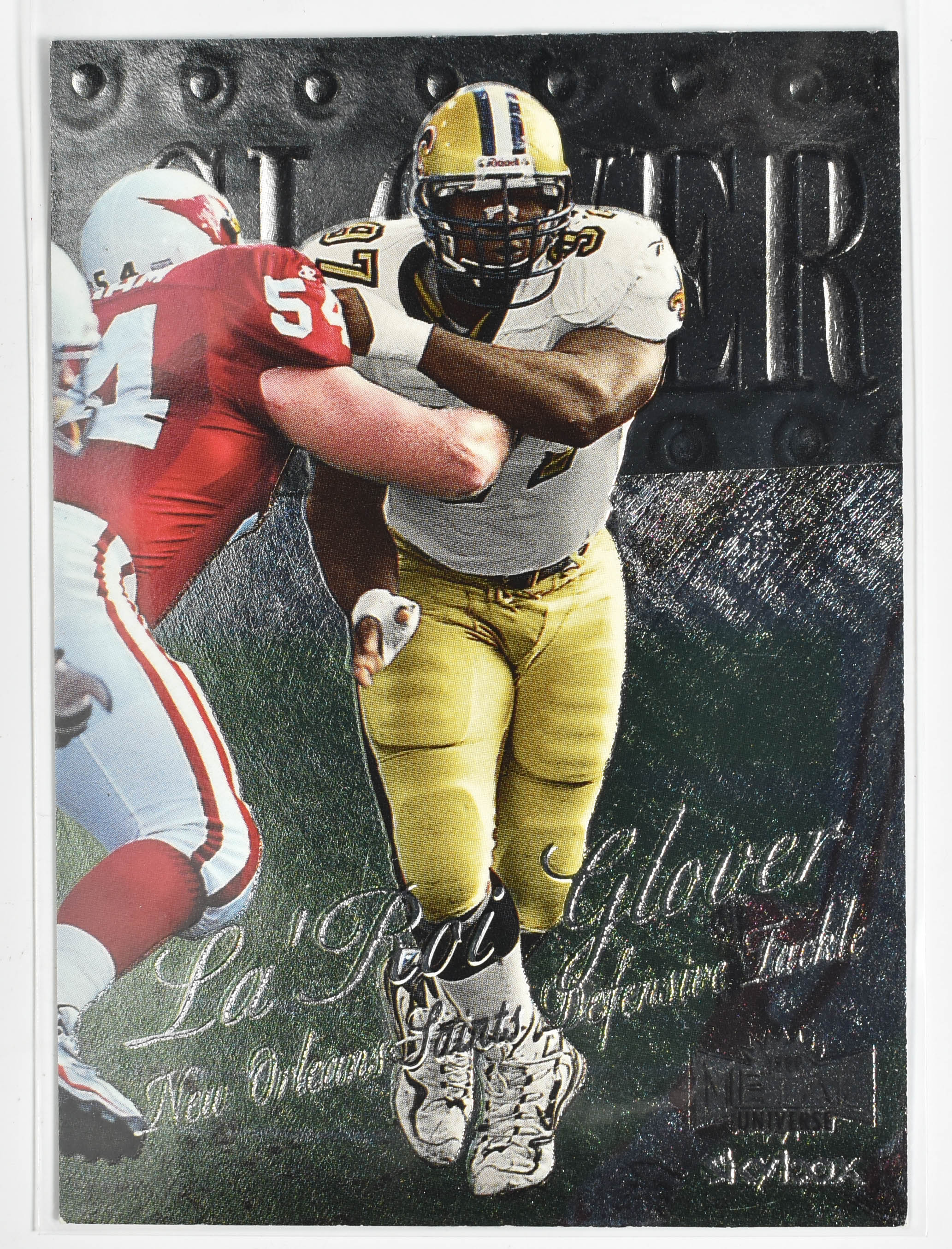 LaRoi Glover 26 Skybox 1999 Metal Universe New Orleans Saints