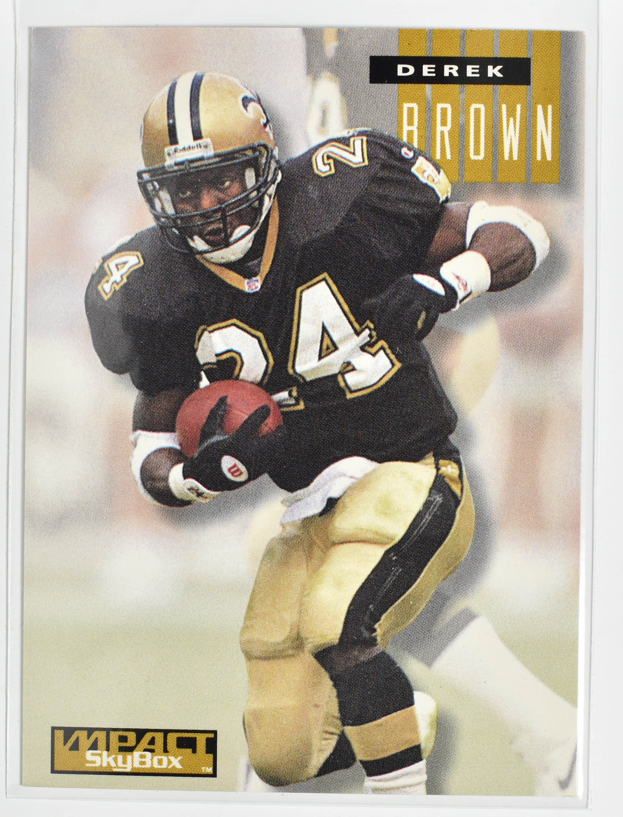 Derek Brown 175 Skybox 1994 New Orleans Saints