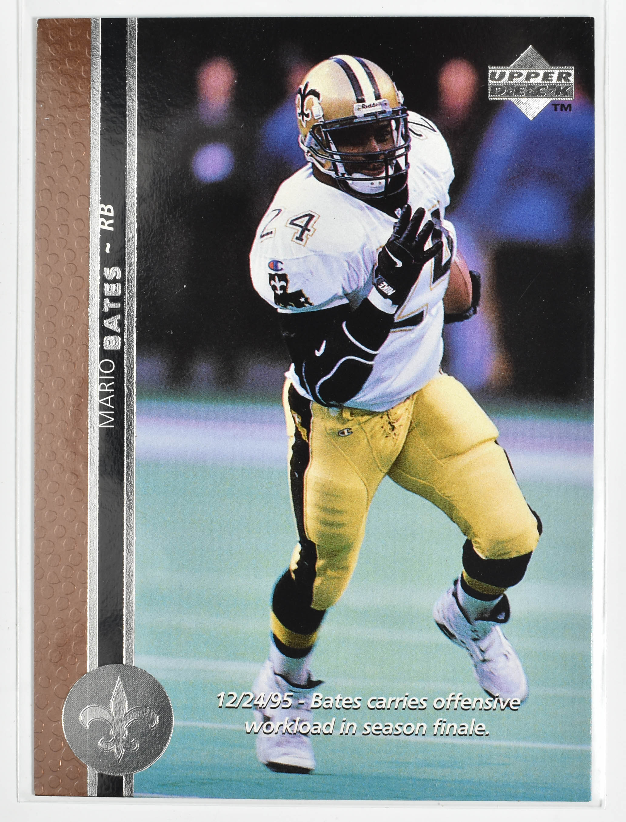 Mario Bates 109 Upper Deck 1996 New Orleans Saints