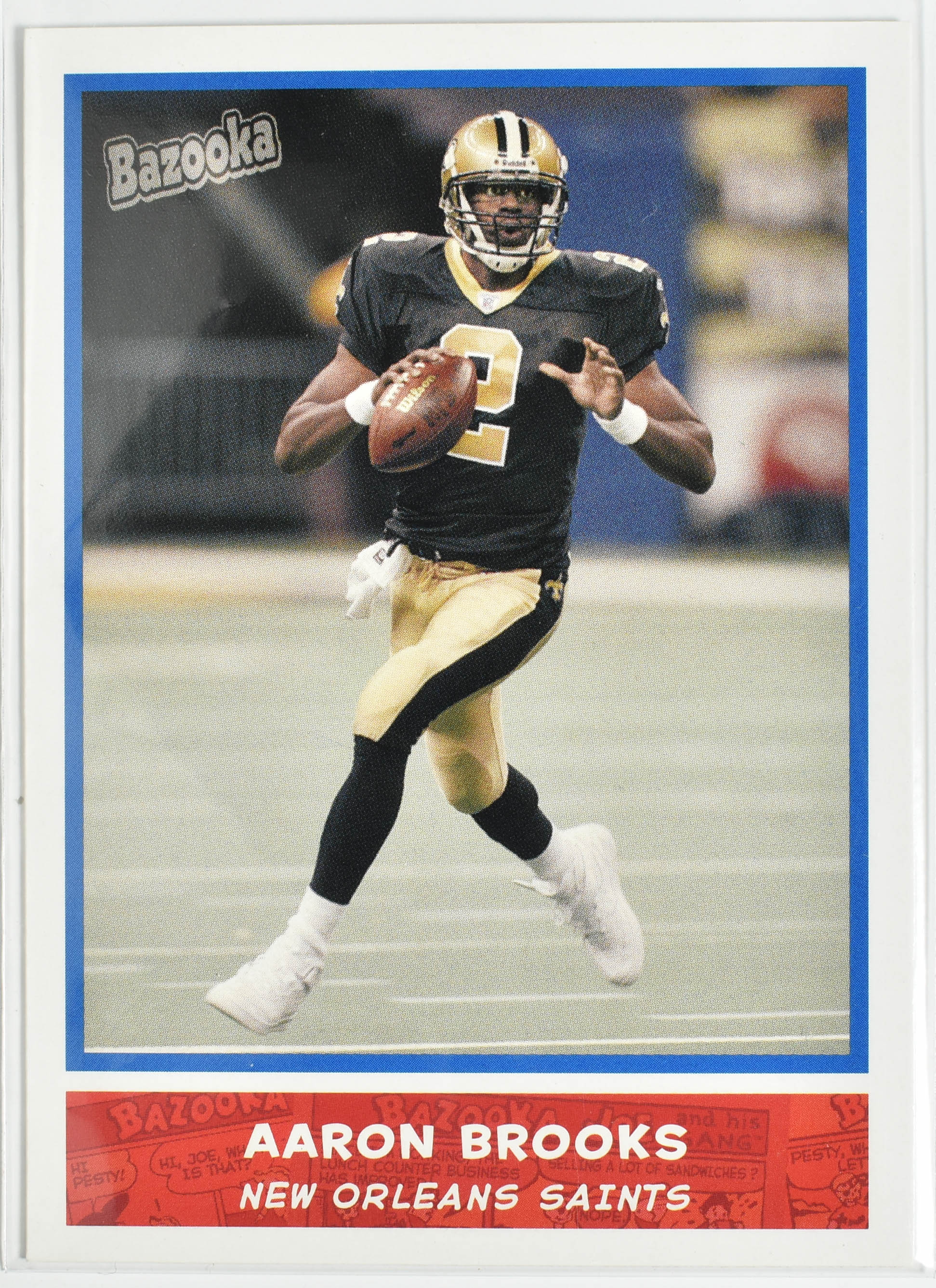 Aaron Brooks 164 Bazooka Topps 2004 New Orleans Saints