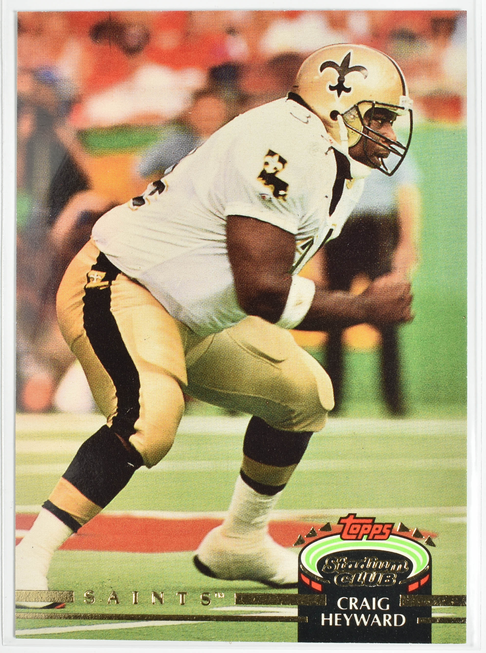 Craig Heward 392 Topps Stadium Club 1992 New Orleans Saints