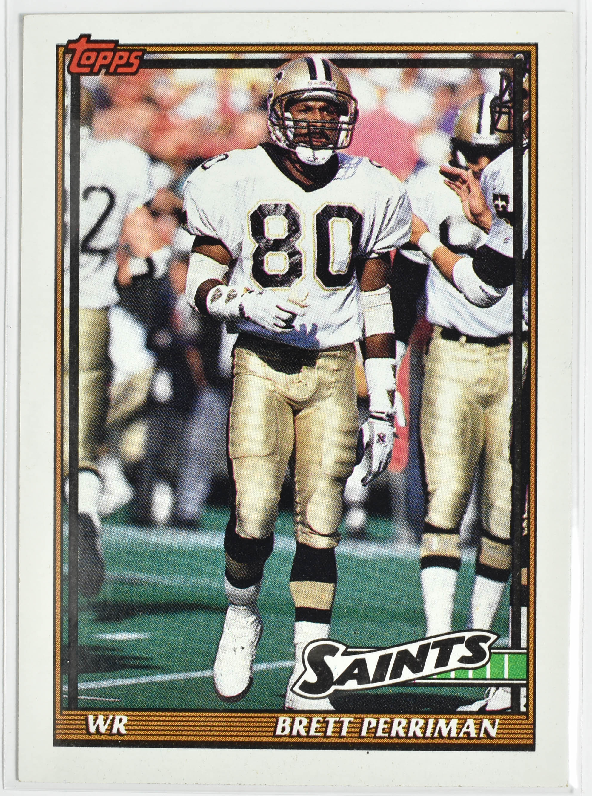 Brett Perriman 325 Topps 1991 New Orleans Saints