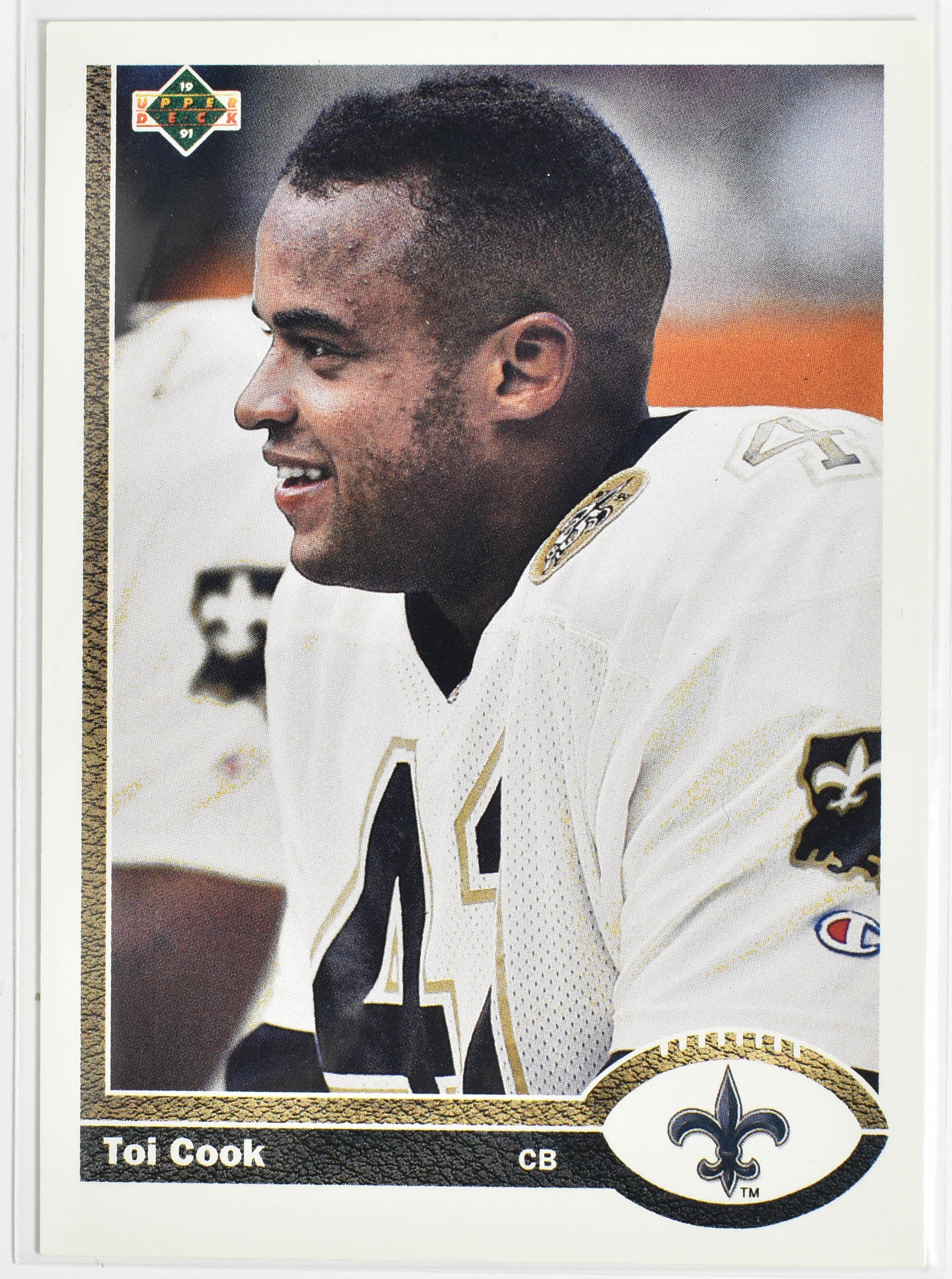 Toi Cook 682 Upper Deck 1991 New Orleans Saints