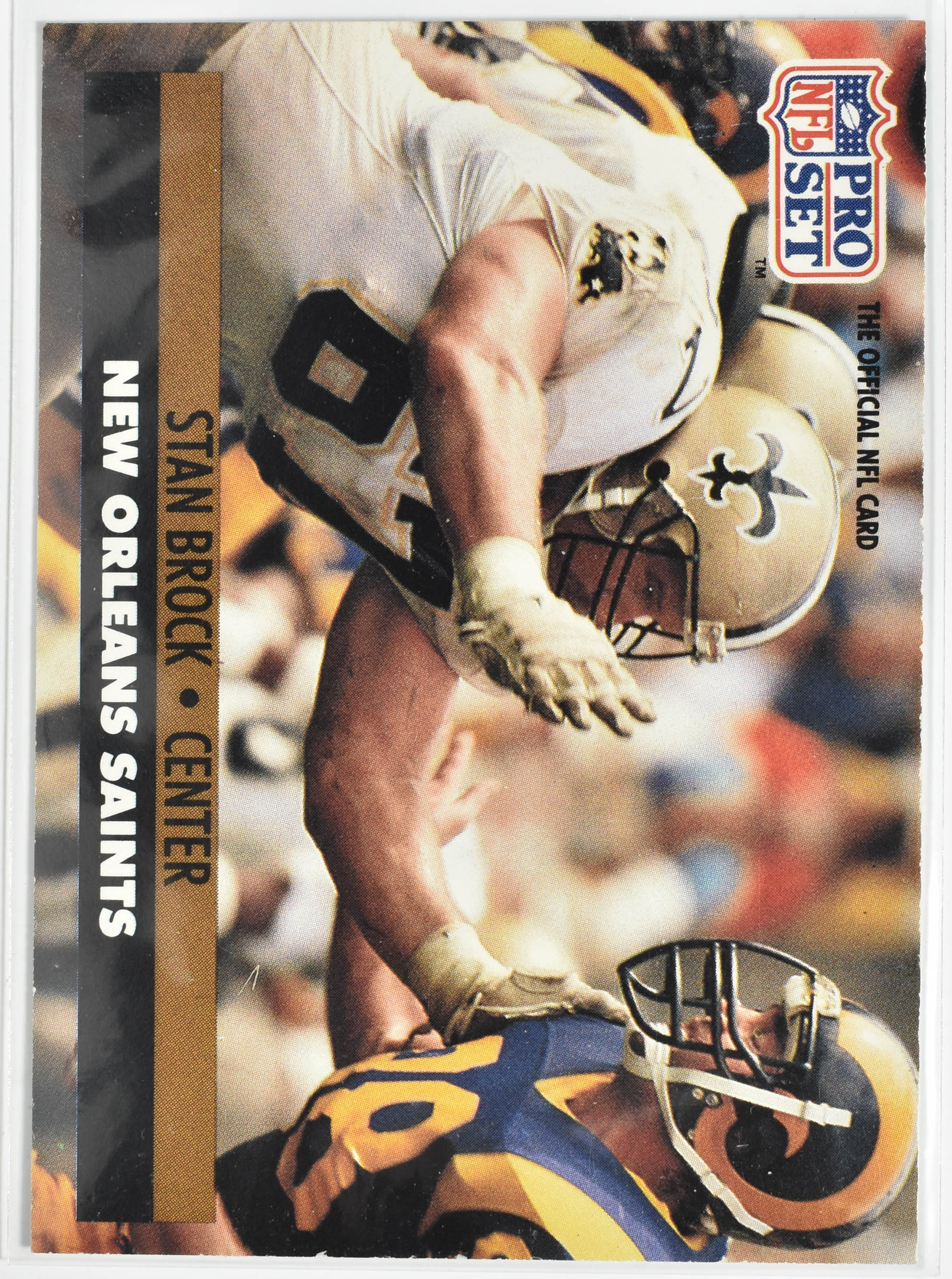 Stan Brock 235 Pro Set 1991 New Orleans Saints