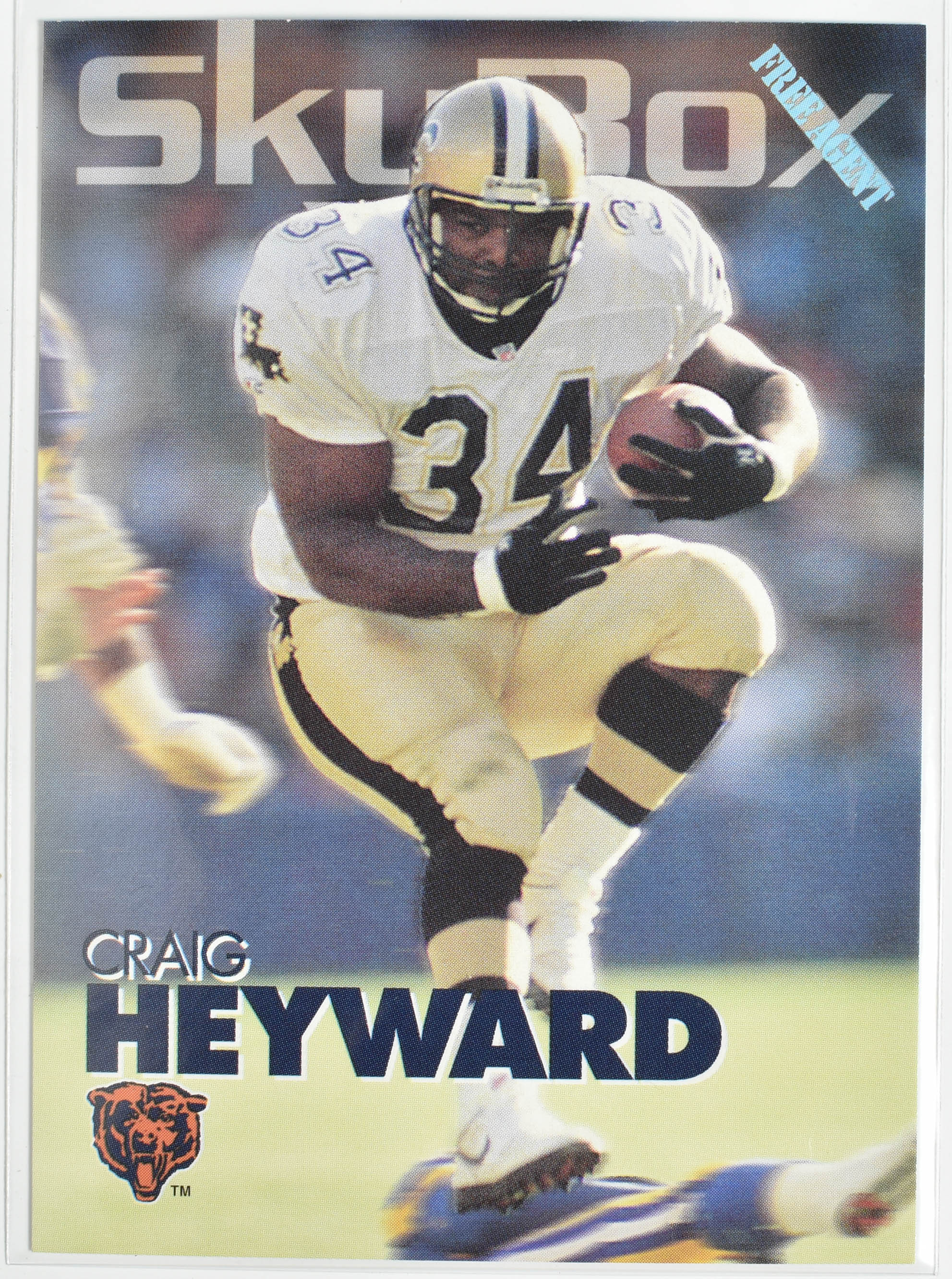 Craig Heyward 39 Skybox 1993 New Orleans Saints