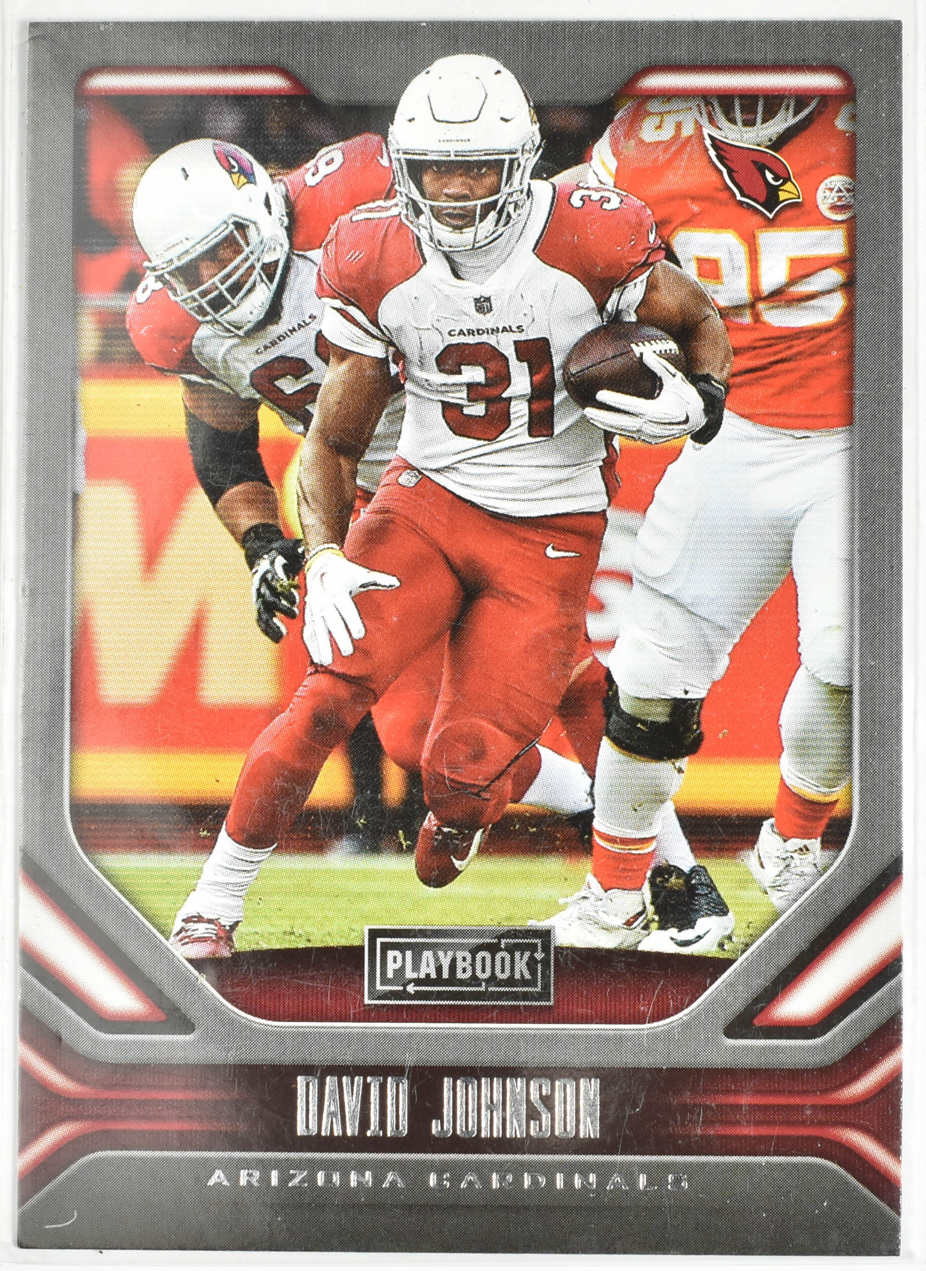 David Johnson 93 2019 Panini Playbook Football Card