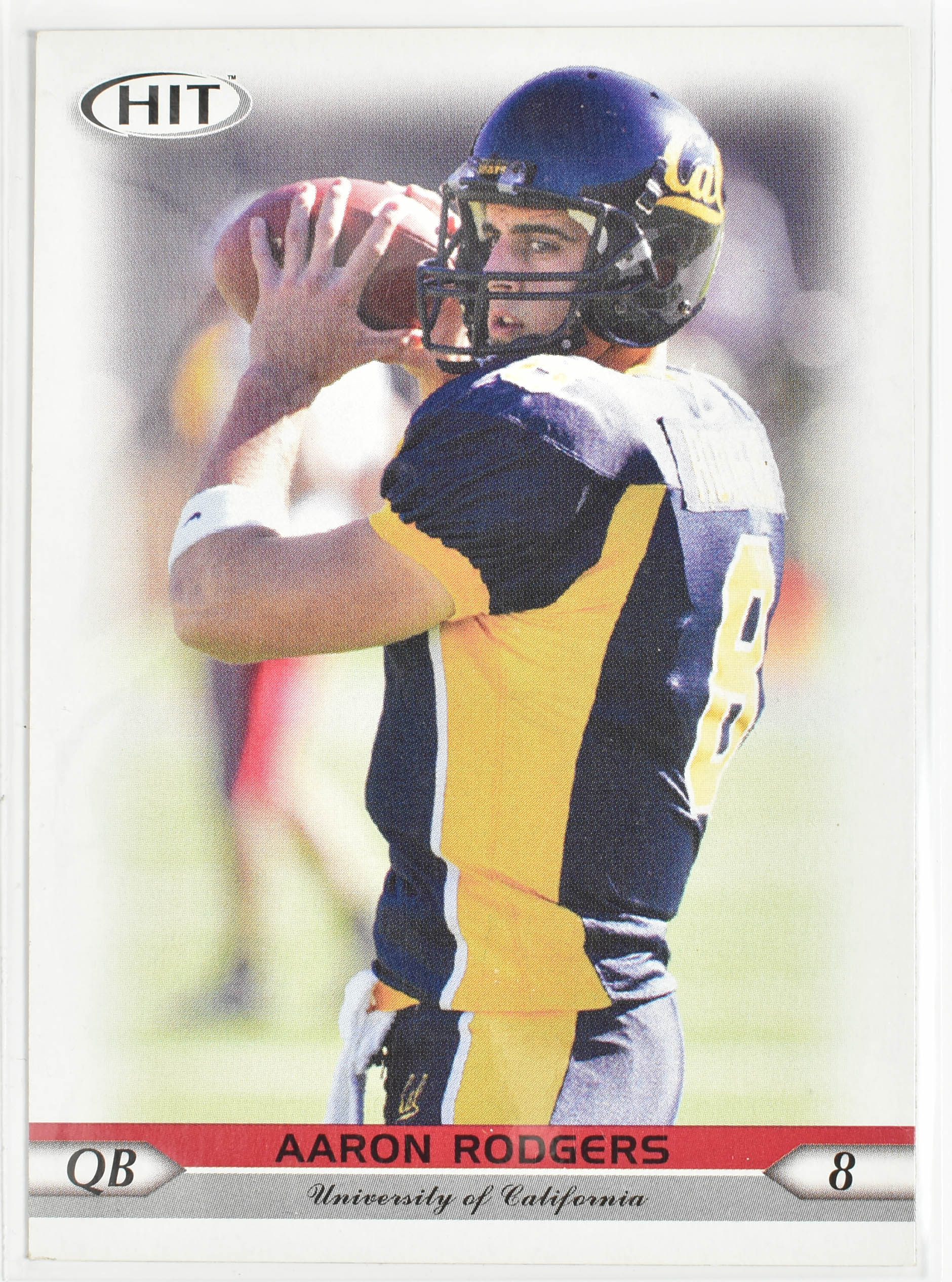 Aaron Rodgers Sage Football Card 8 2005 Cal State