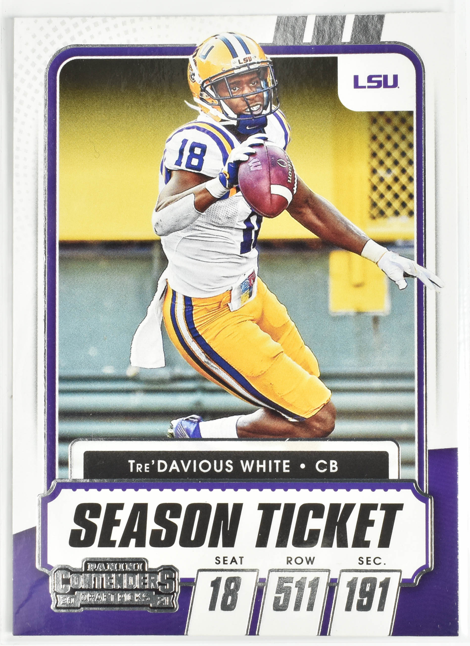Tre Davious White No.76 Panini Contenders 2021 Draft Picks Season Ticket