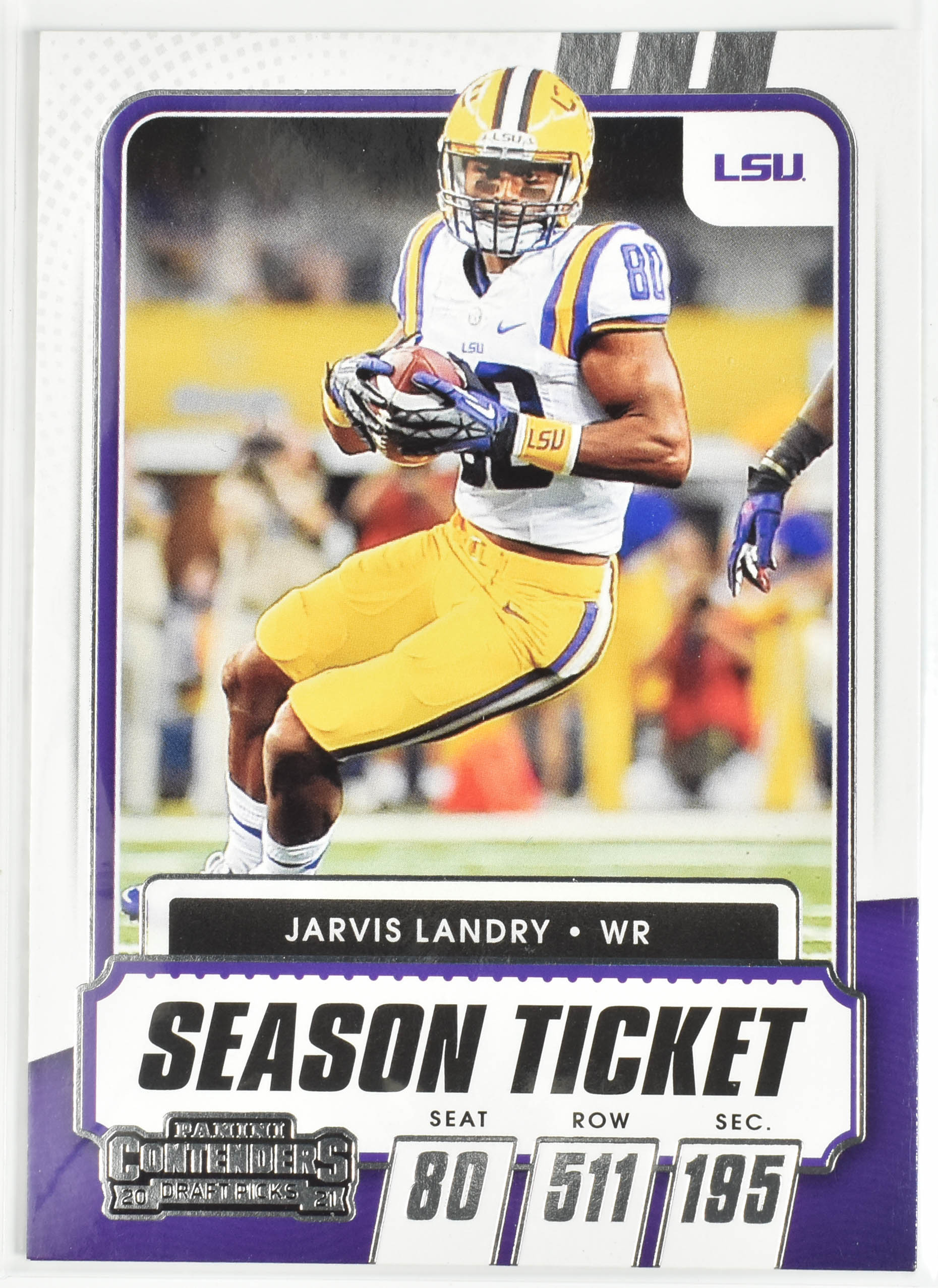 Jarvis Landry No.97 LSU Panini Contenders 2021 Draft Picks Season Ticket