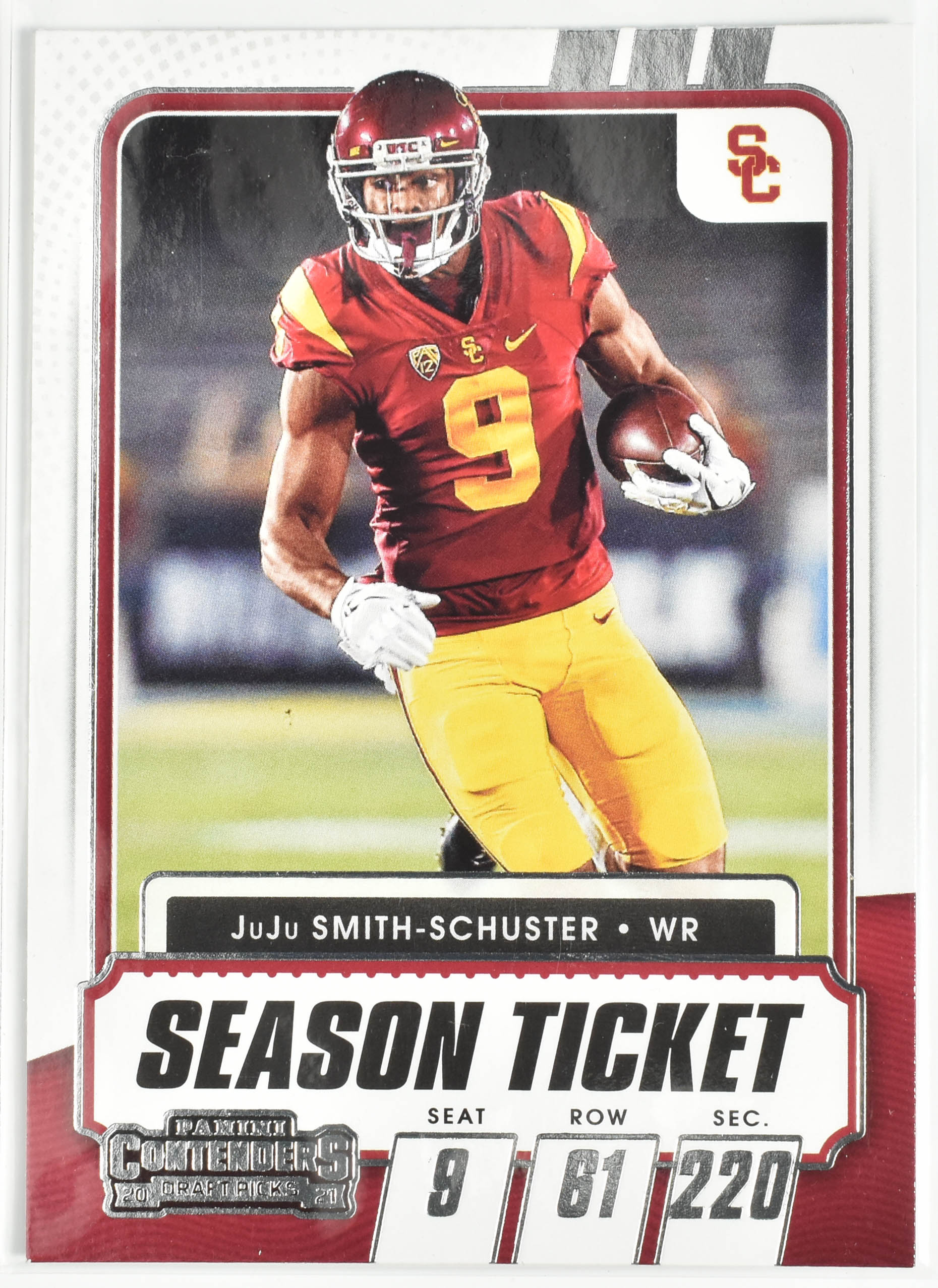 JuJu Smith Schuster No.90 Panini Contenders 2021 Draft Picks Season Ticket