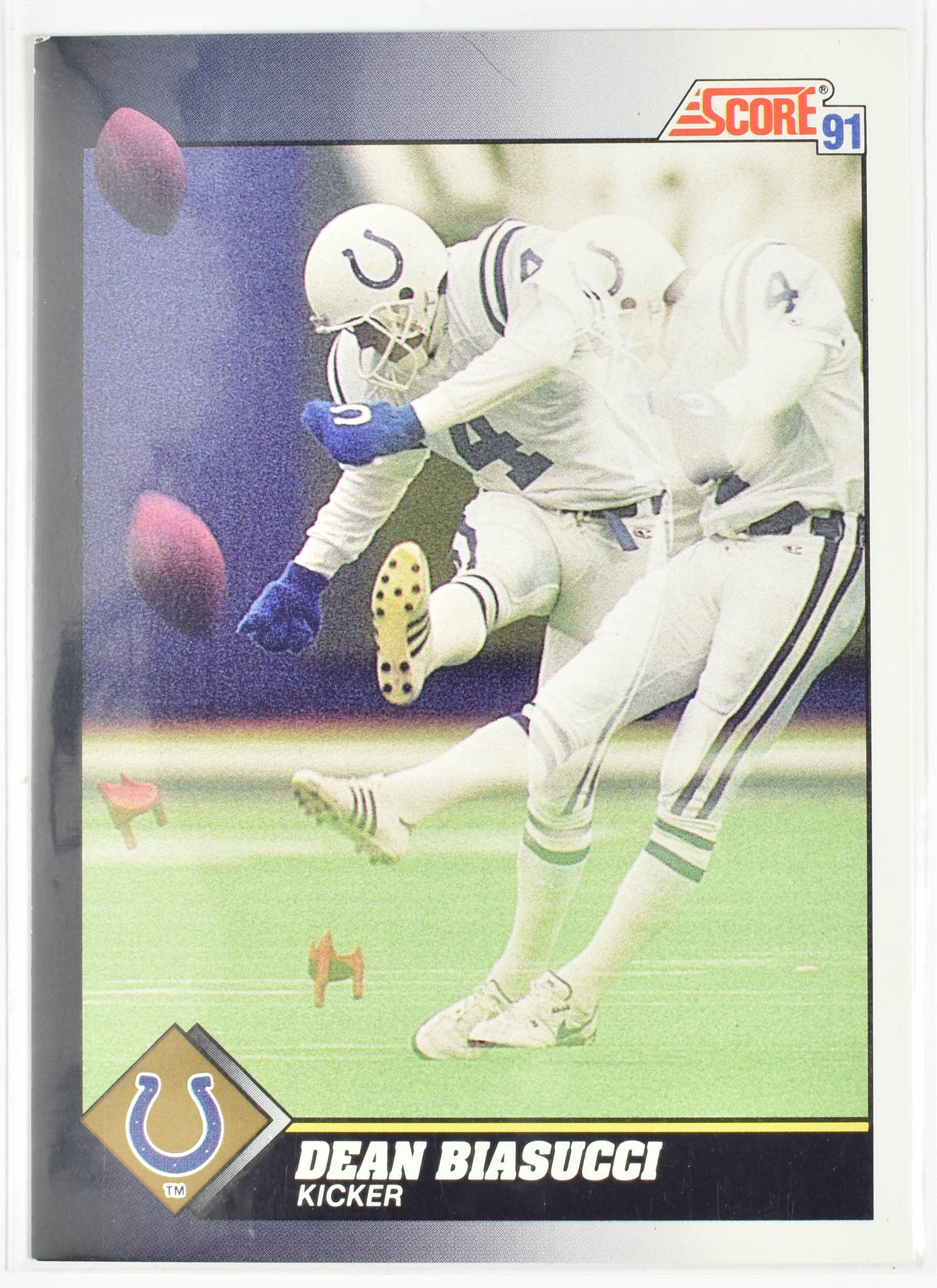 Dean Biasucci 486 Score 1991 Indianapolis Colts
