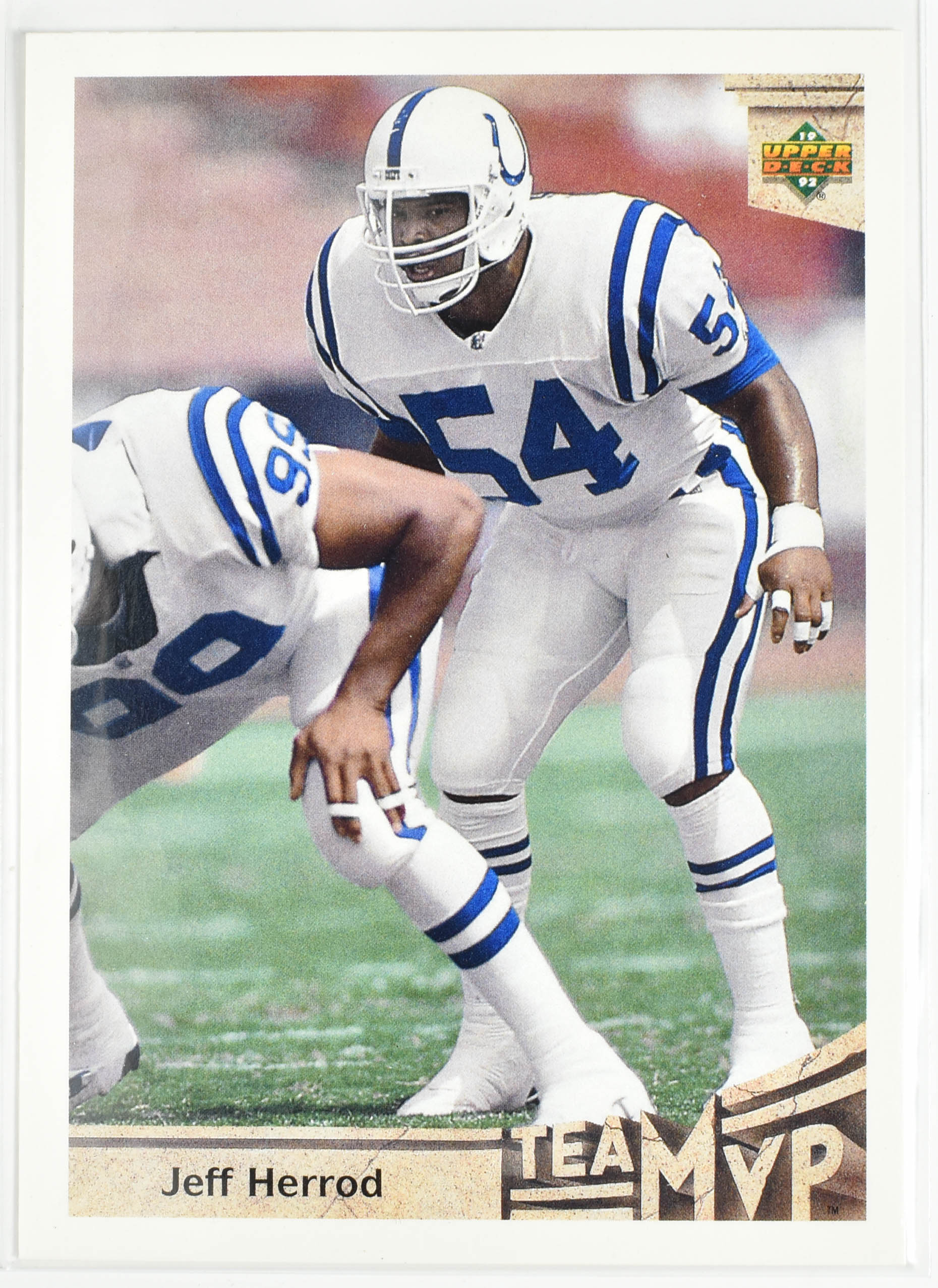 Jeff Herrod 360 Upper Deck 1992 Colts Team MVP