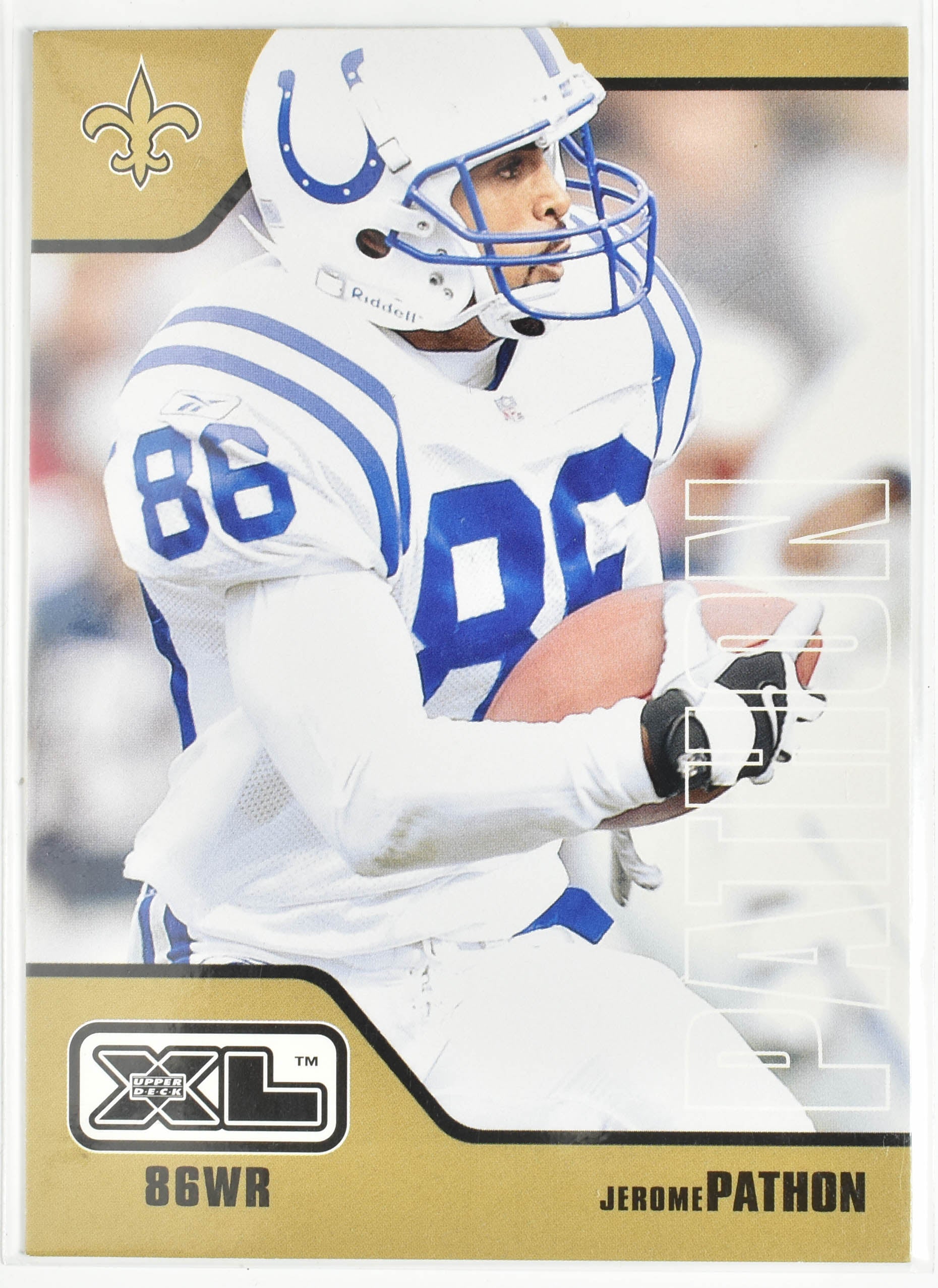 Jerome Pathon 202 XL Football Upper Deck Colts