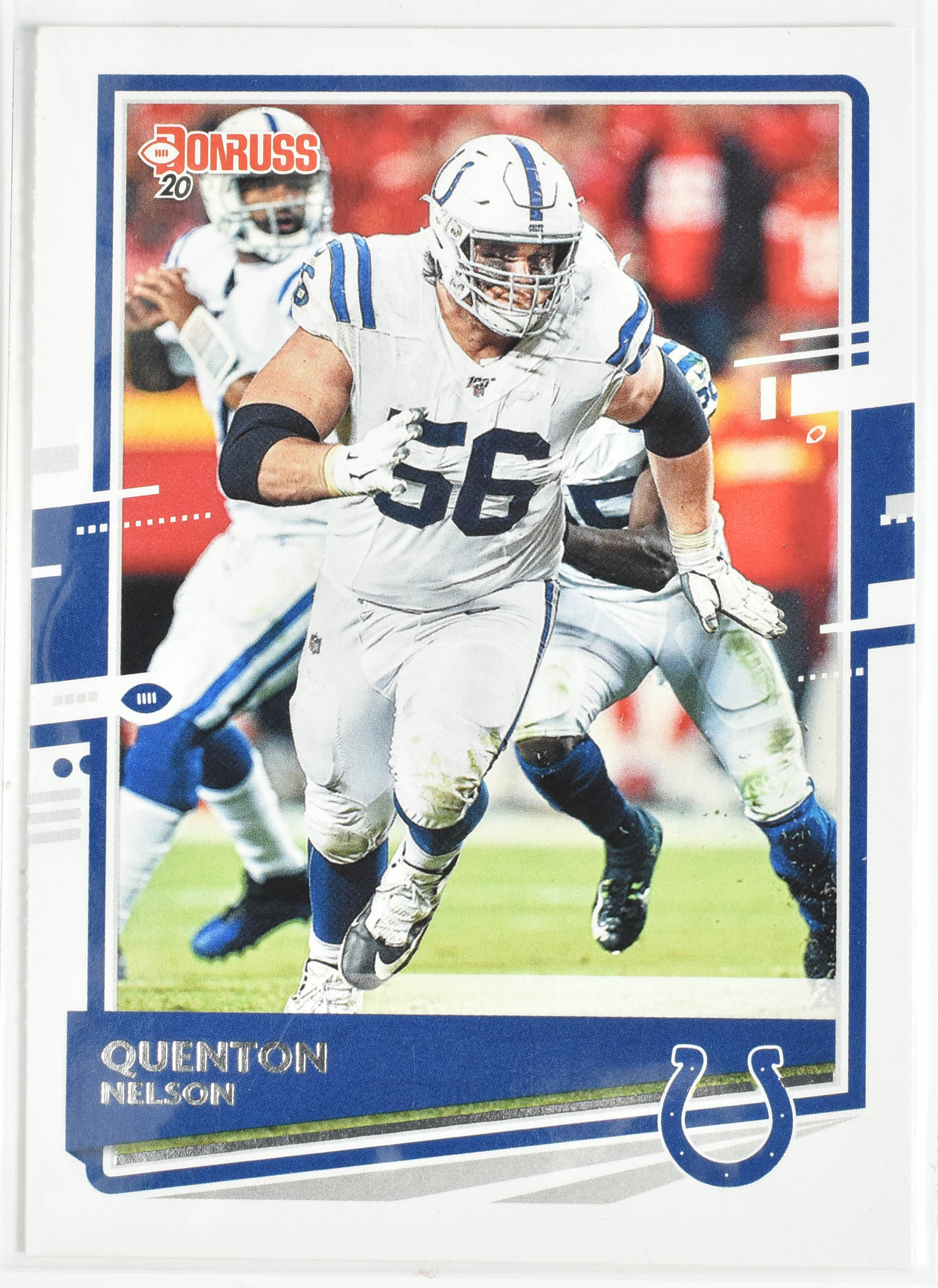 2020 DONRUSS Football #123 QUENTON NELSON INDIANAPOLIS COLTS