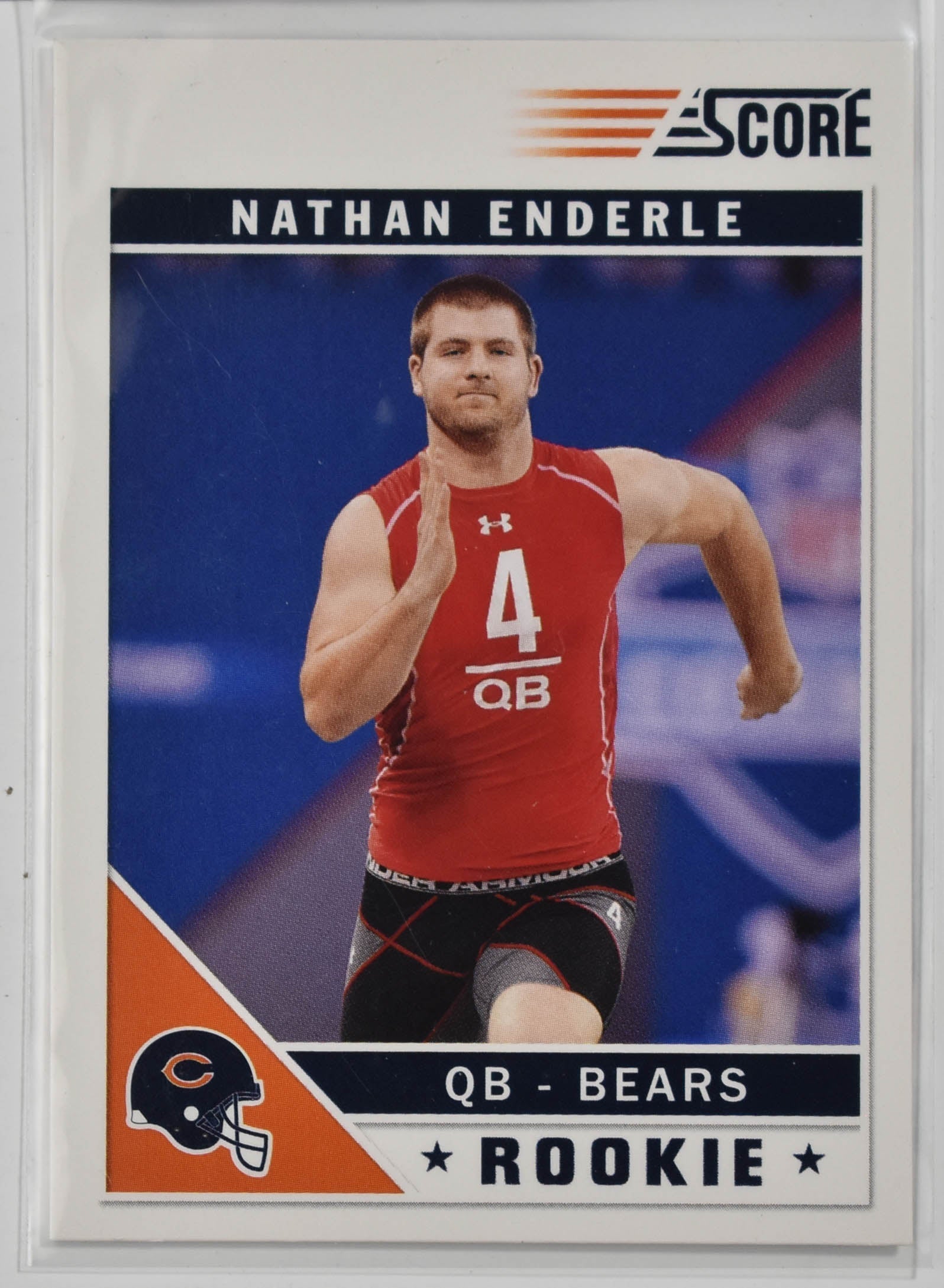Nathan Enderle 367 Rookie Score 2011 Chicago Bears Football Card