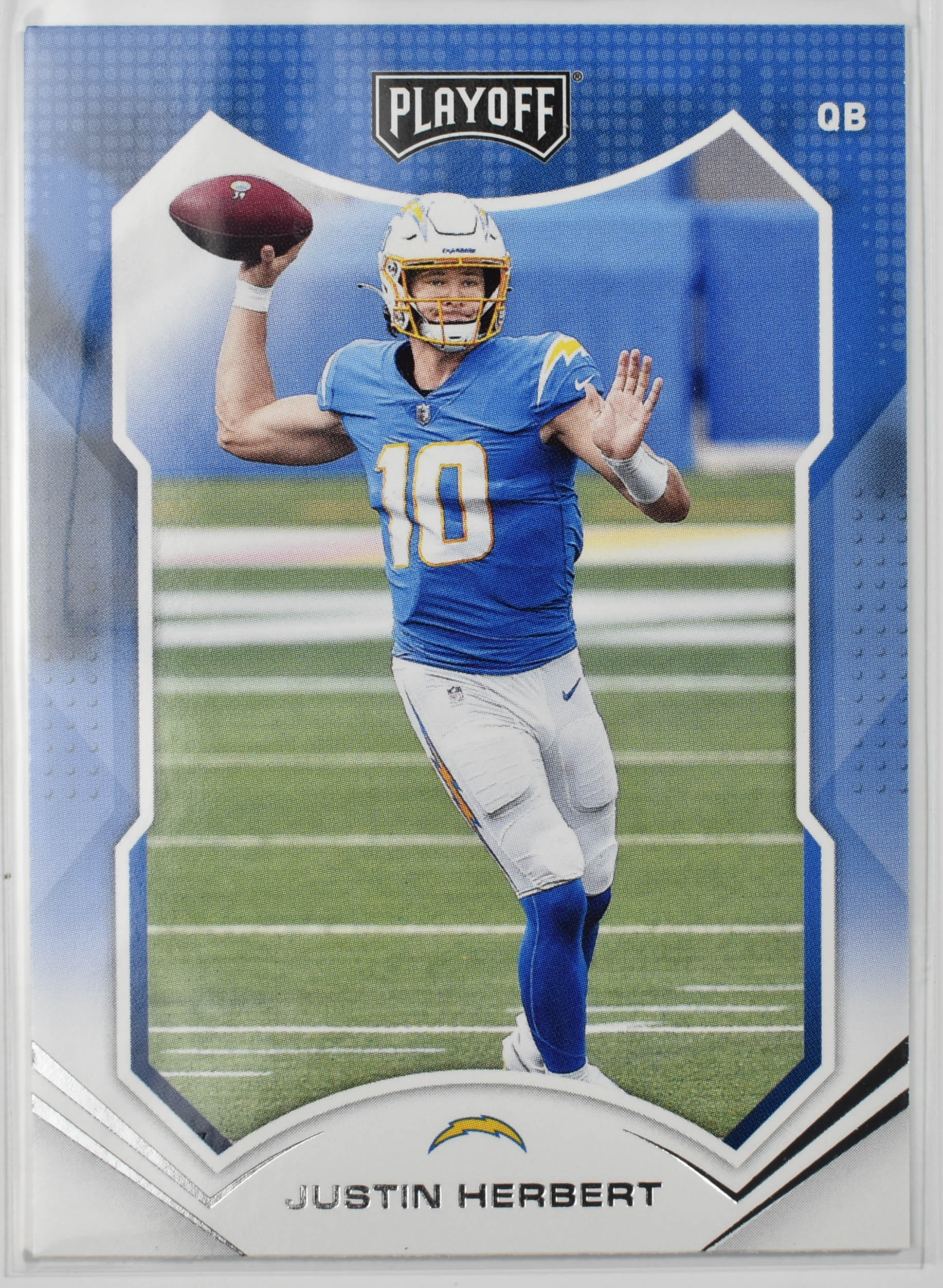Justin Herbert 94 Panini Playoff Football 2021 Football Card