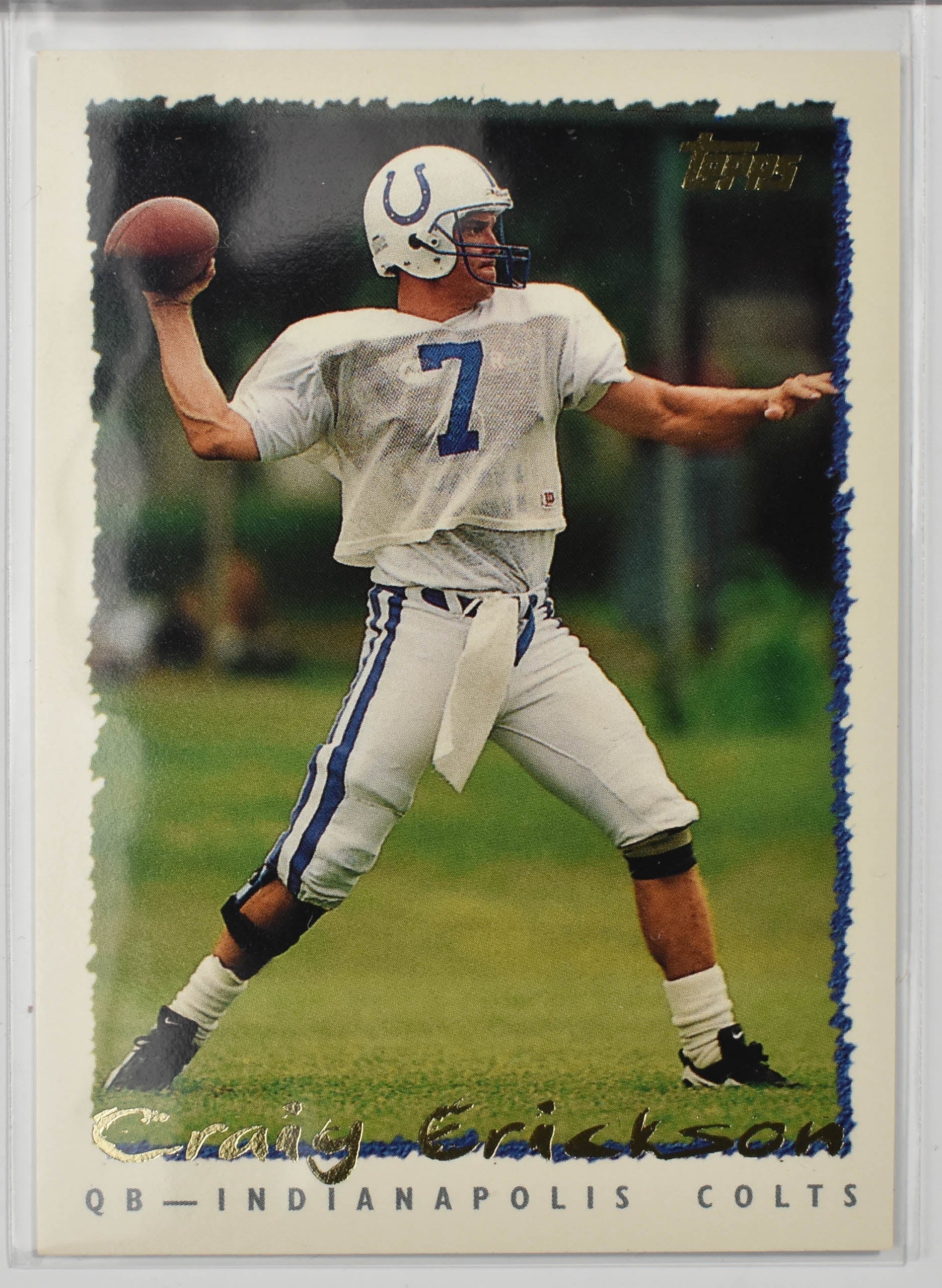 Craig Erickson 392 Topps 1995 Football Card