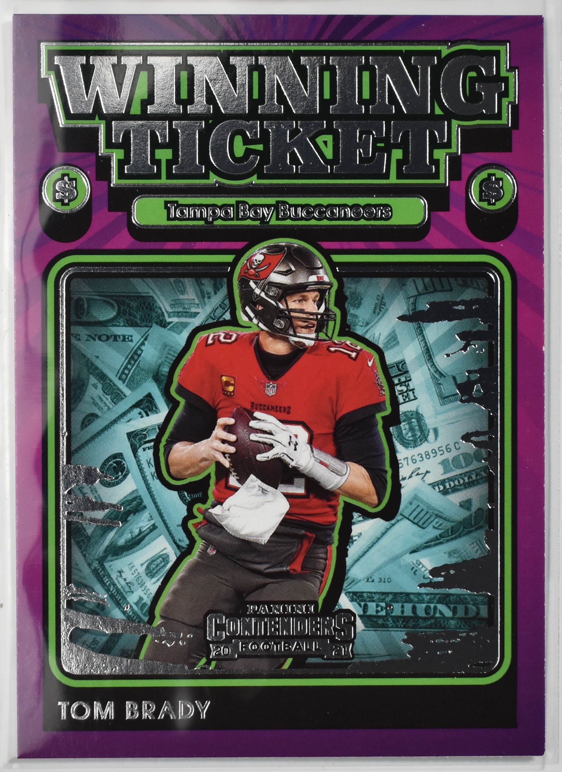 Tom Brady WT-TBR Panini Contenders Football 2021 Football Card