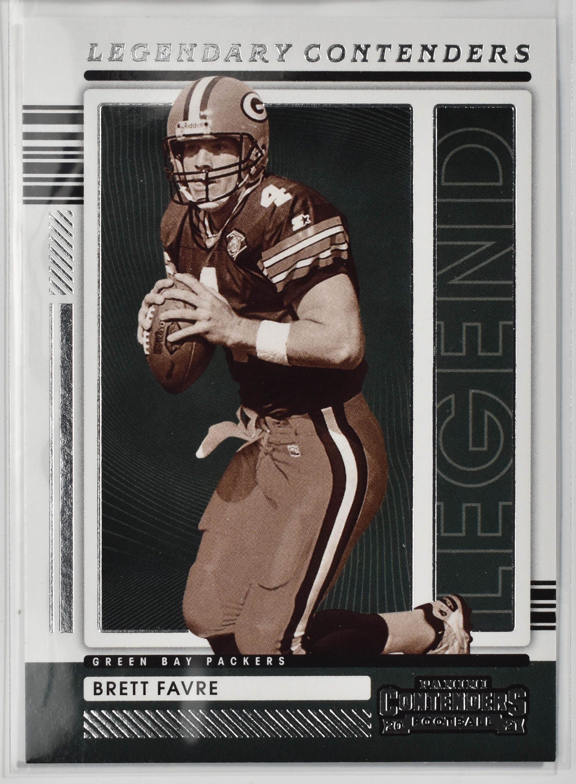 Brett Farve LGD-BFA Panini Contenders Football 2021 Football Card