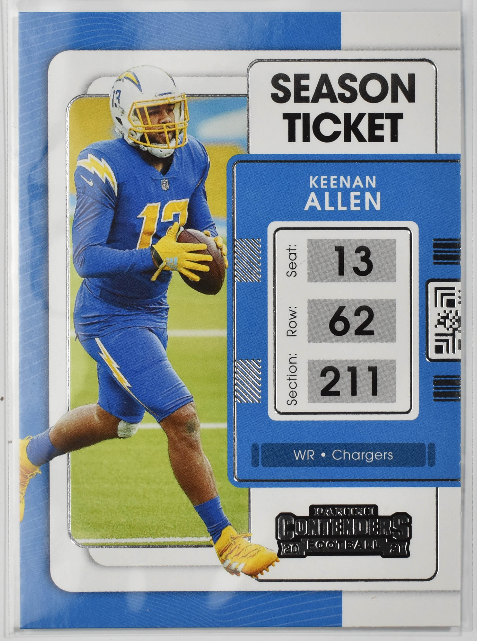 Keenan Allen 52 Panini Contenders Football 2021 Football Card