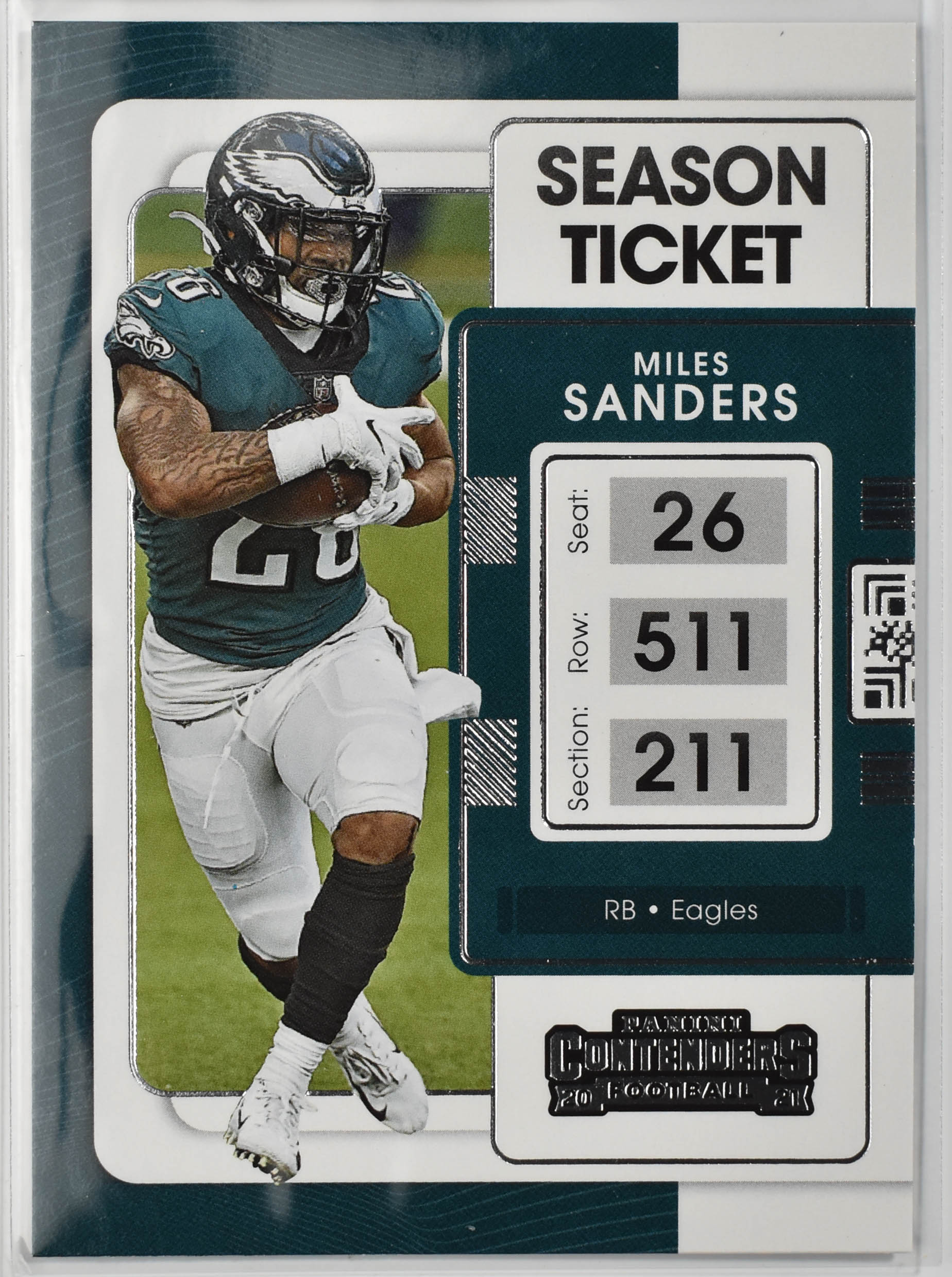 Miles Sanders 80 Panini Contenders Football 2021 Football Card
