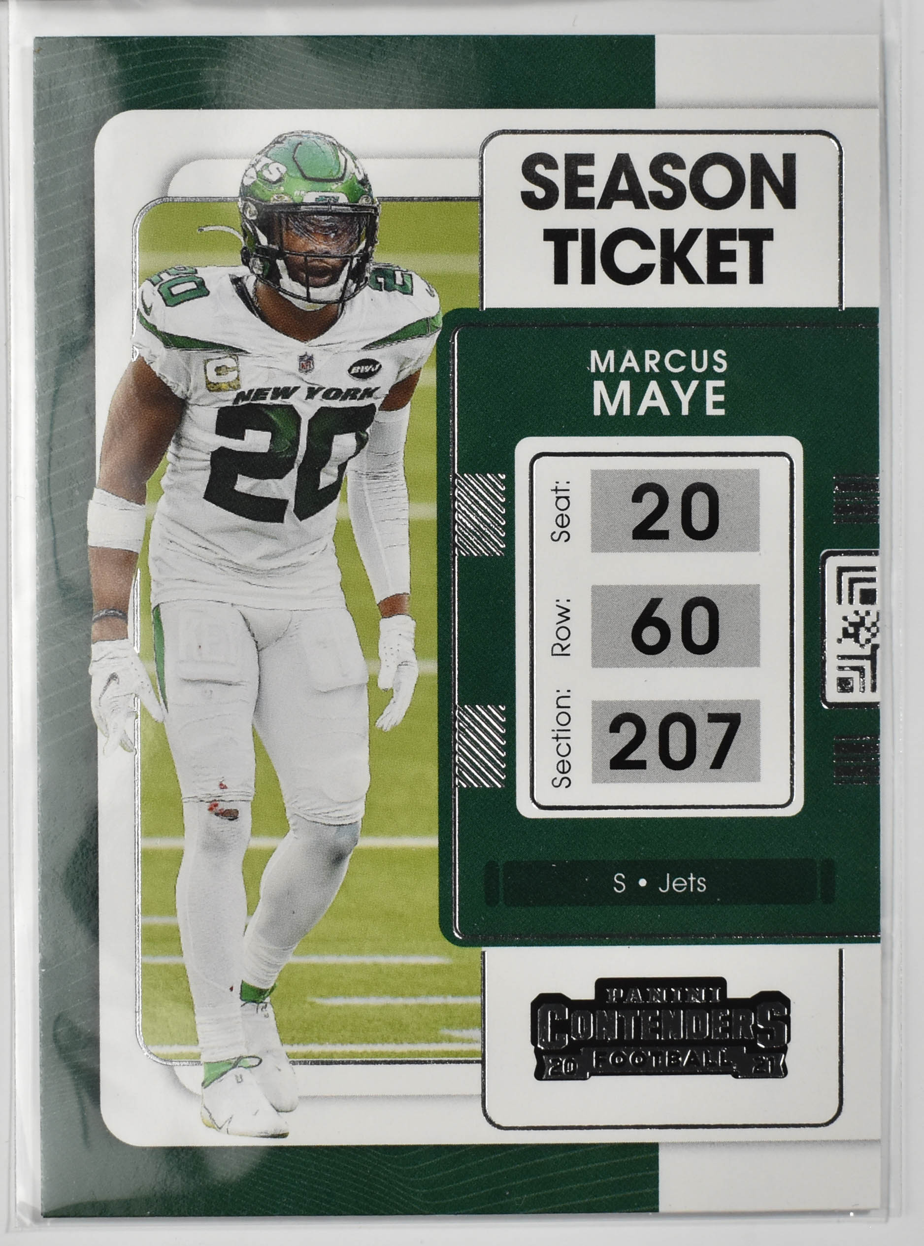 Marcus Maye 77 Panini Contenders Football 2021 Football Card