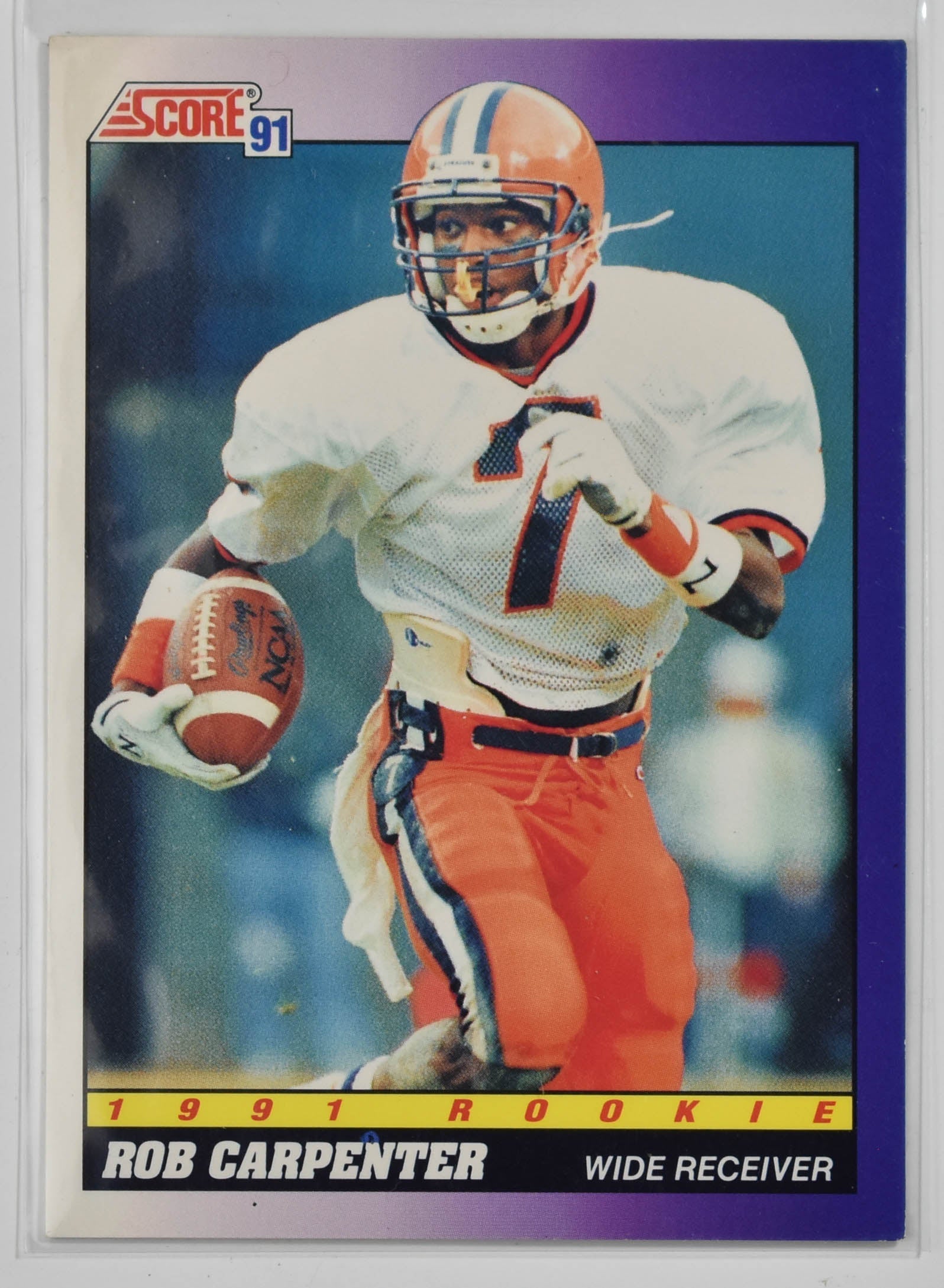 Rob Carpenter 570 Score 1991 Football Card
