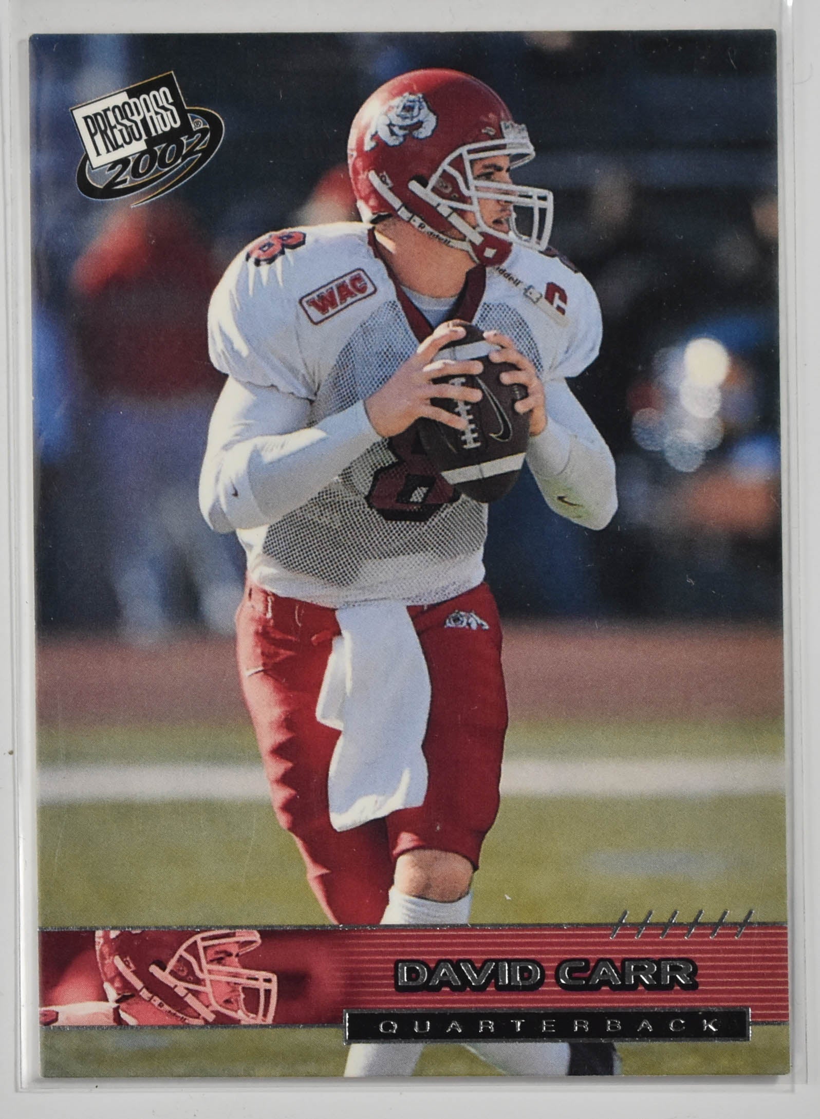 David Carr 45 Press Pass 2002 Checklist