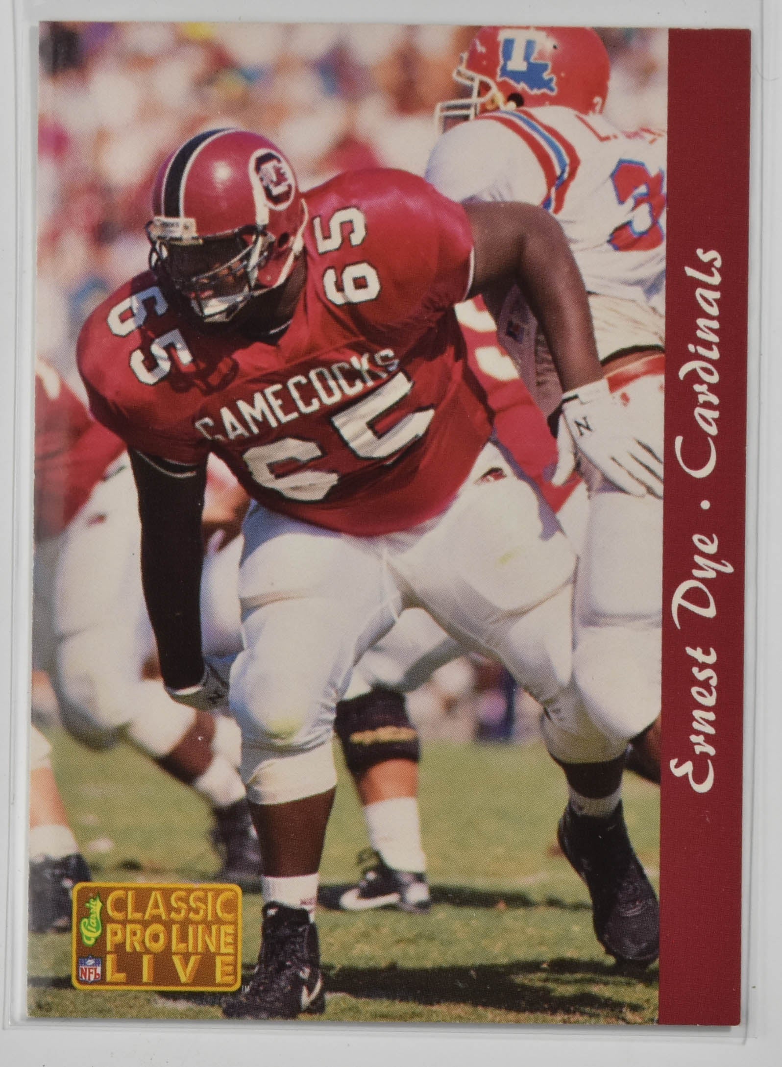 Ernest Dye 224 Classic 1993 Pro Line Live Football Card