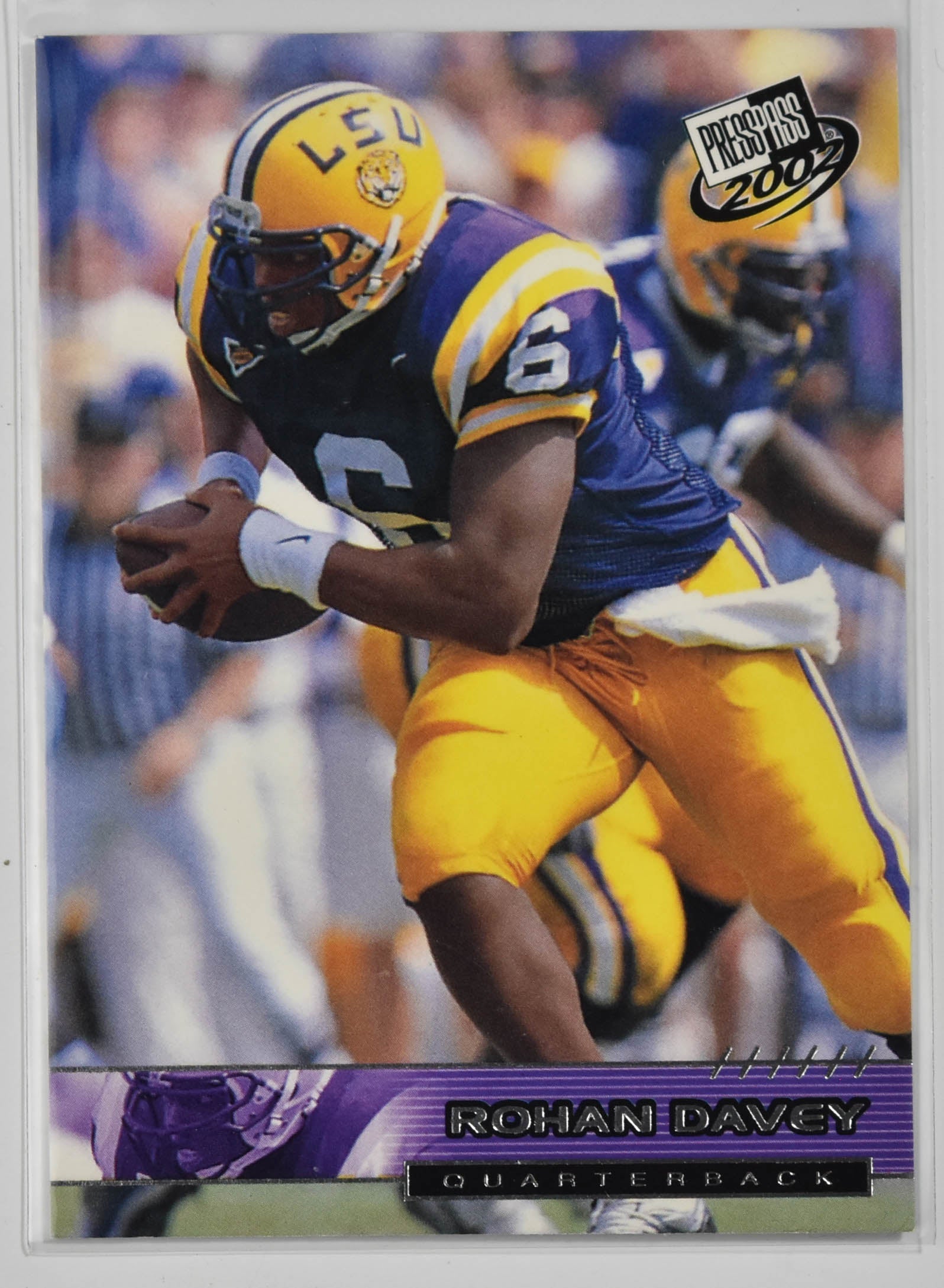 Rohan Davey 3 Press Pass 2002 Football Card