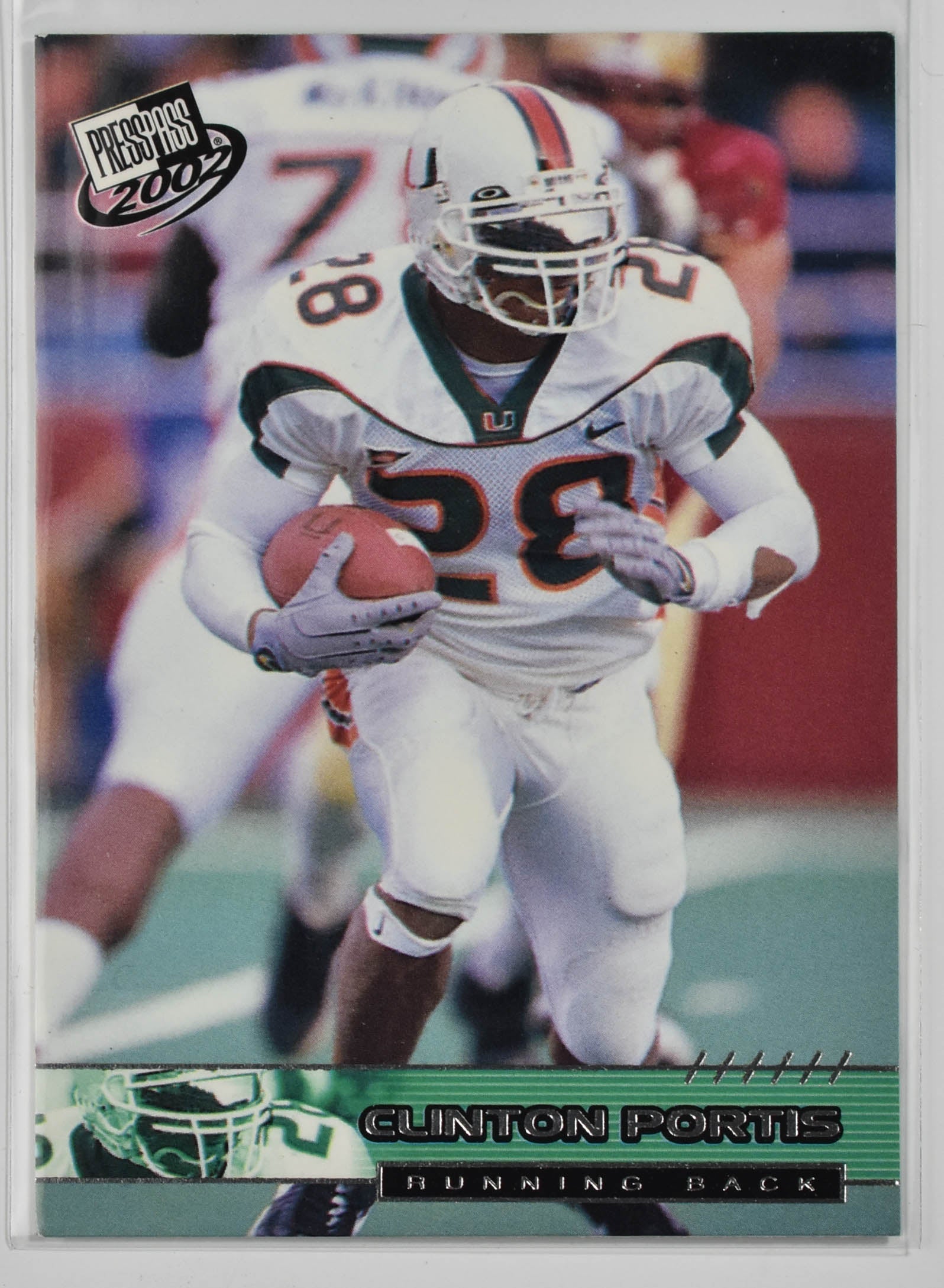 Clinton Portis 17 Press Pass 2002 Football Card