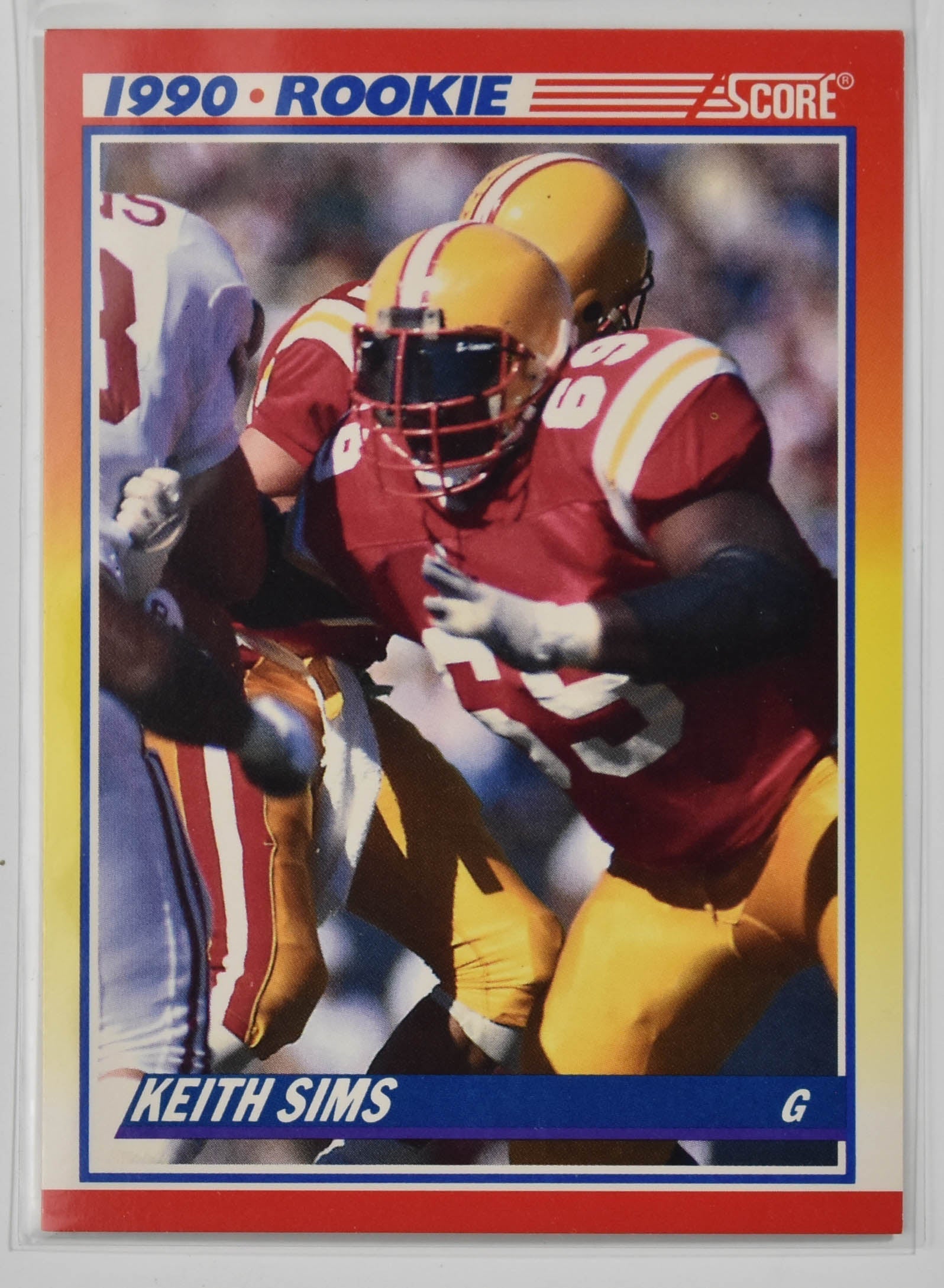 Keith Sims 648 Score Star Rookie 1990