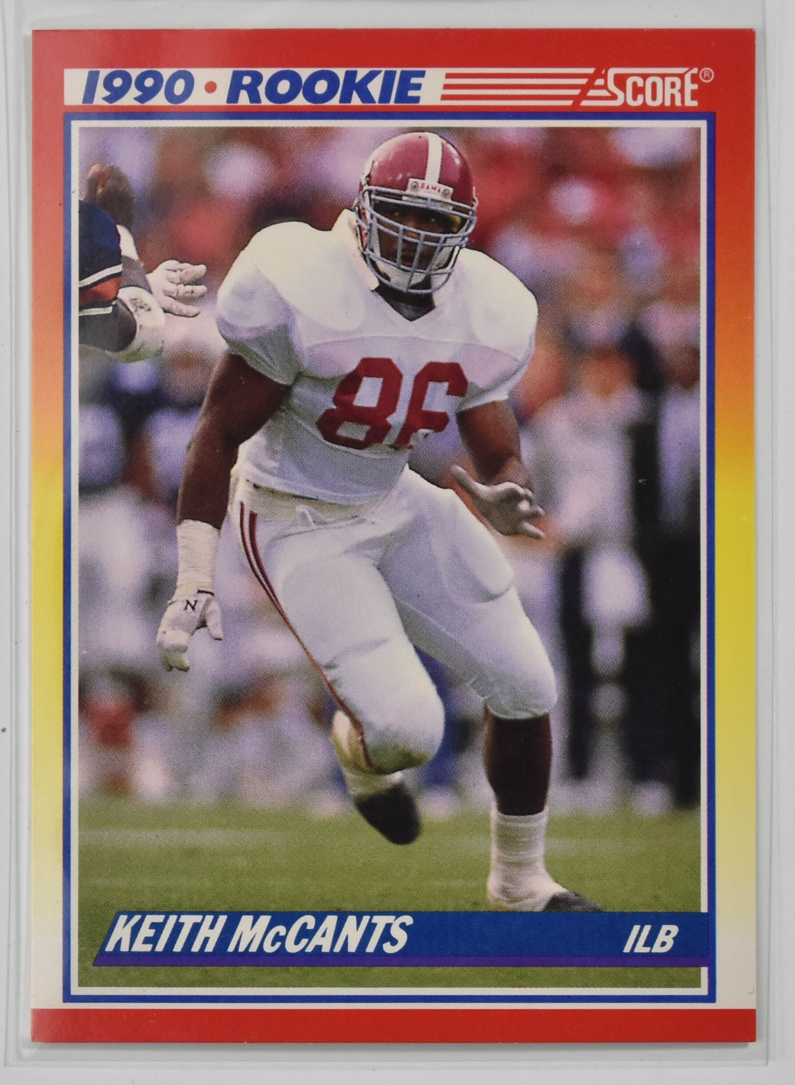 Keith McCants 622 Score Star Rookie 1990 Football Card