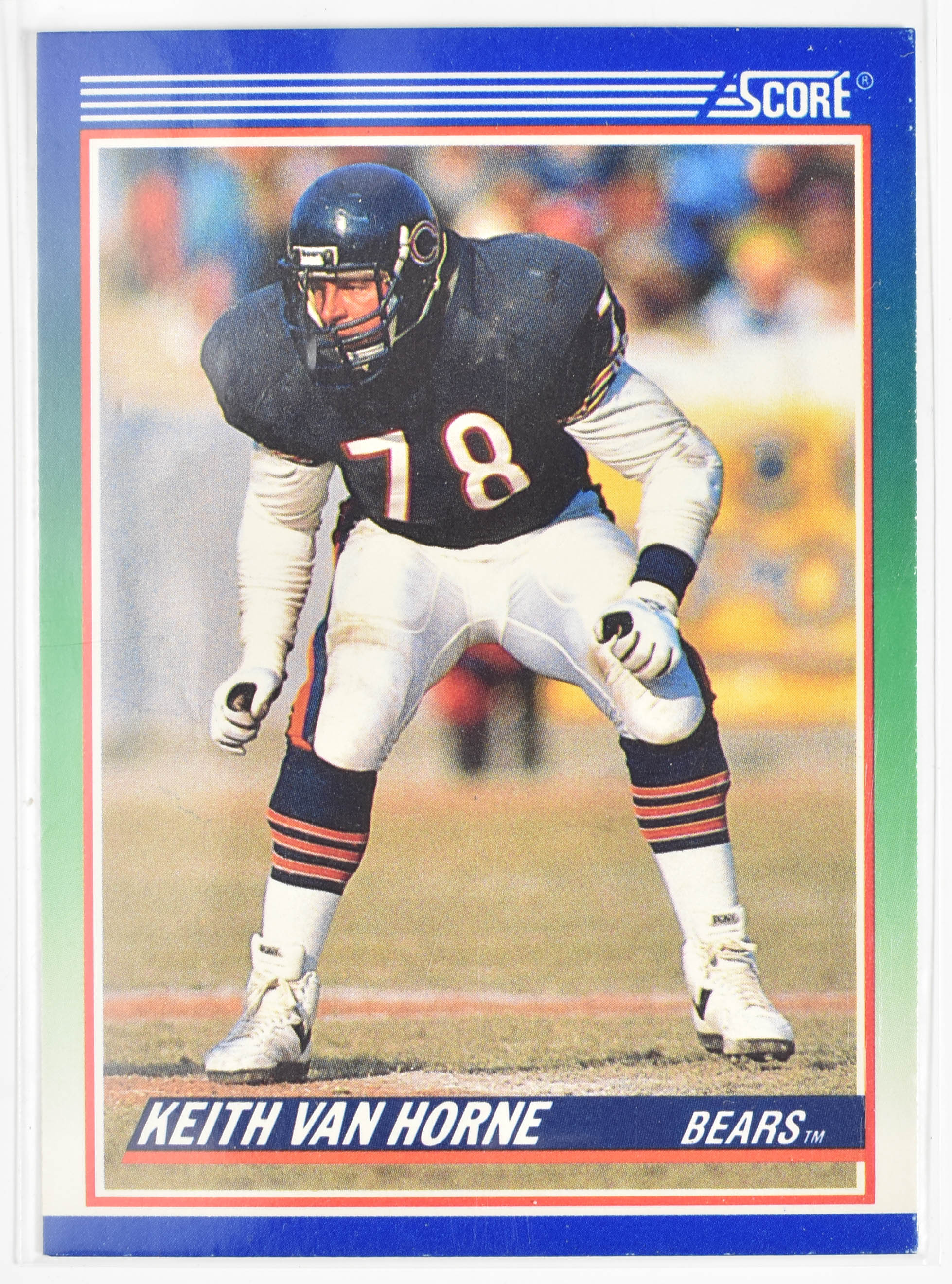 Keith Van Horne 428 Score 1990 Chicago Bears