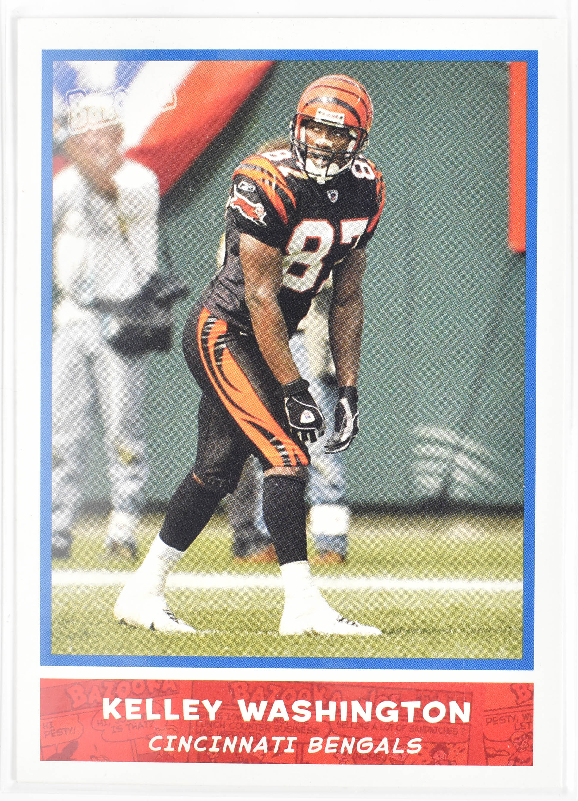 Kelley Washington 101 Topps 2004 Bazooka Cincinnati Bengals