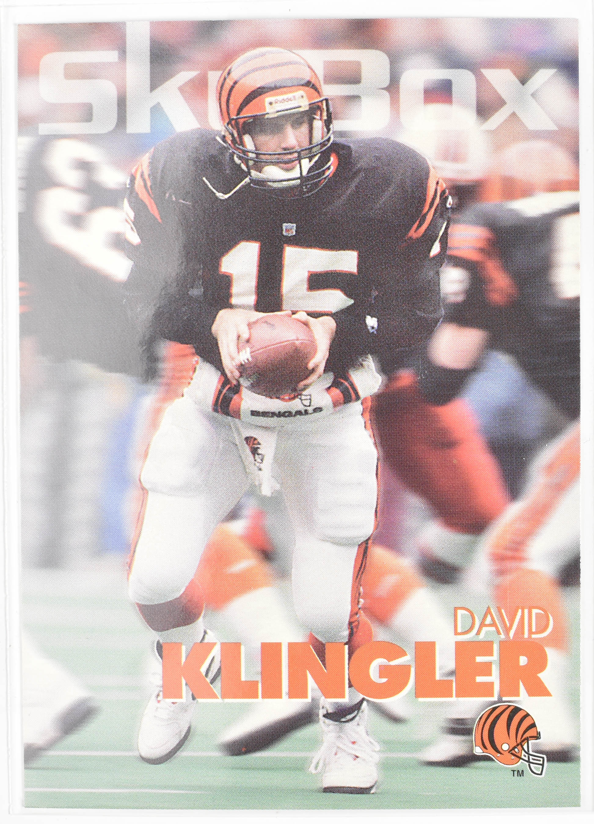 David Klingler 45 Sky Box 1993 Cincinnati Bengals