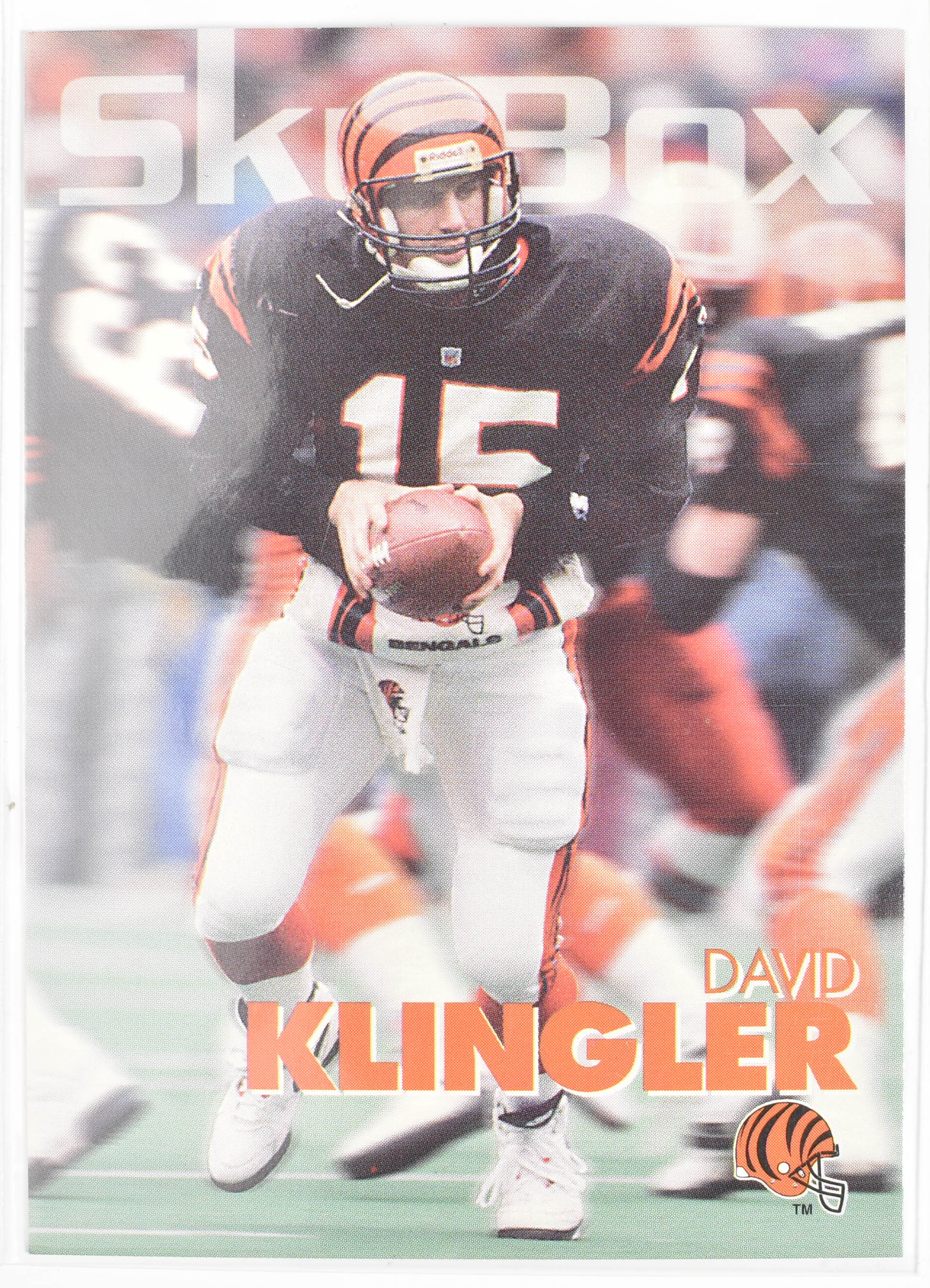 David Klingler 45 Skybox 1993 Bengals