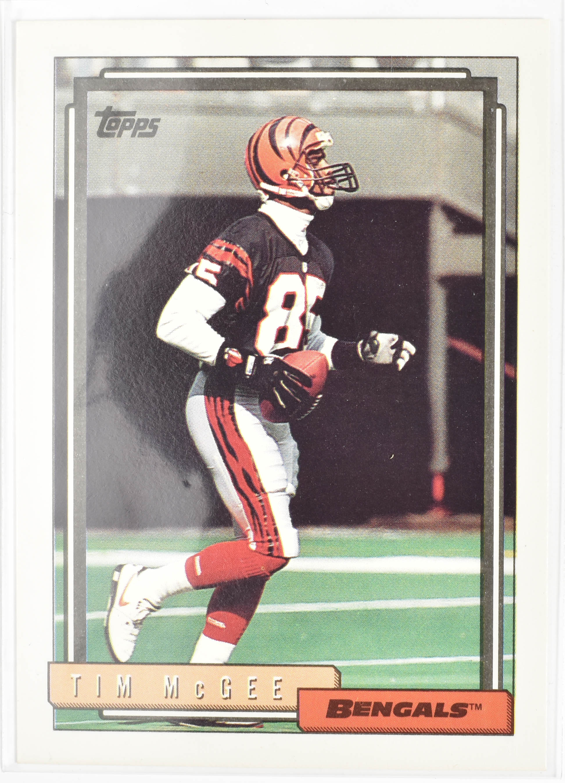 Tim McGee 1 Topps 1992 Cincinnati Bengals