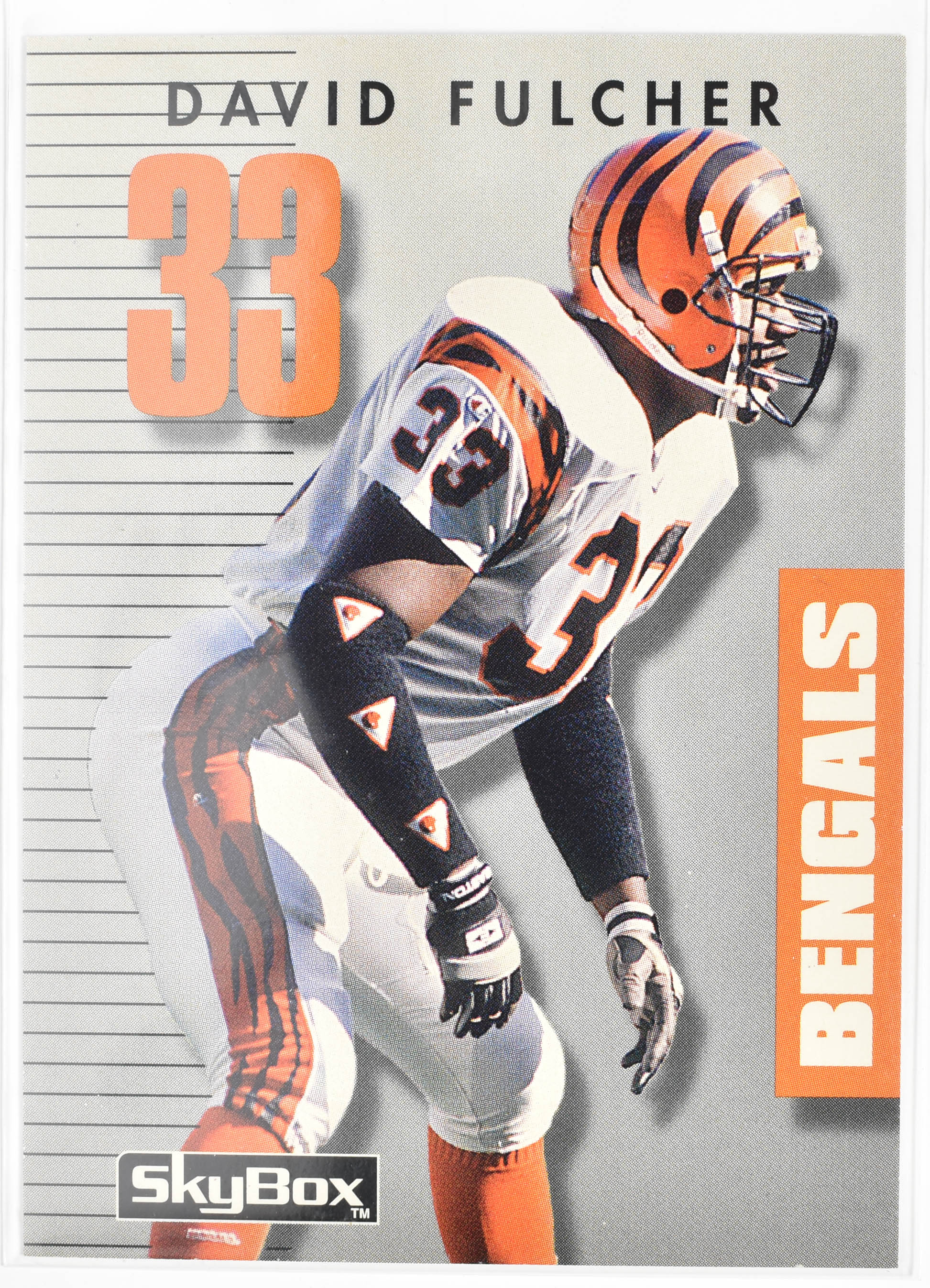 David Fulcher 033 Prime Time 1992 Sky Box Cincinnati Bengals