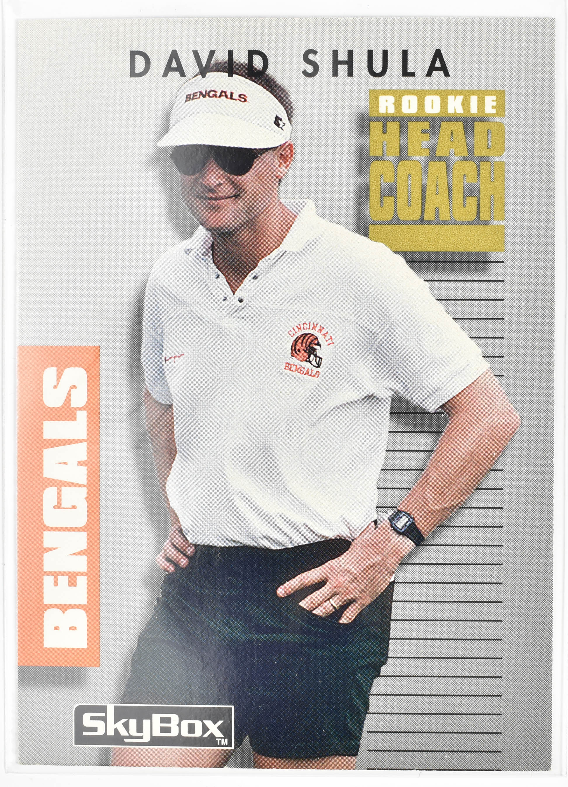 Dave Shula 254 Primetime Skybox 1992 Cincinnati Bengals