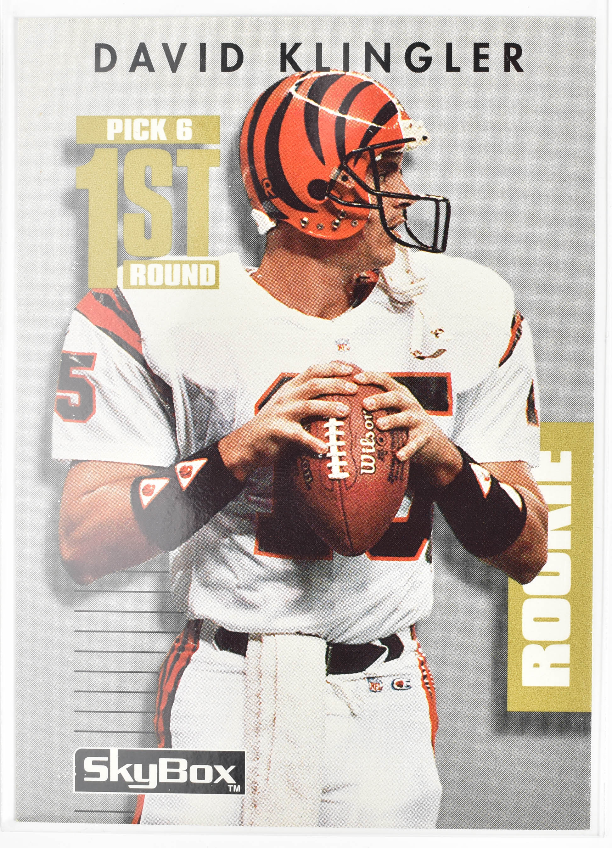 David Klingler 238 Primetime Skybox 1992 Cincinnati Bengals